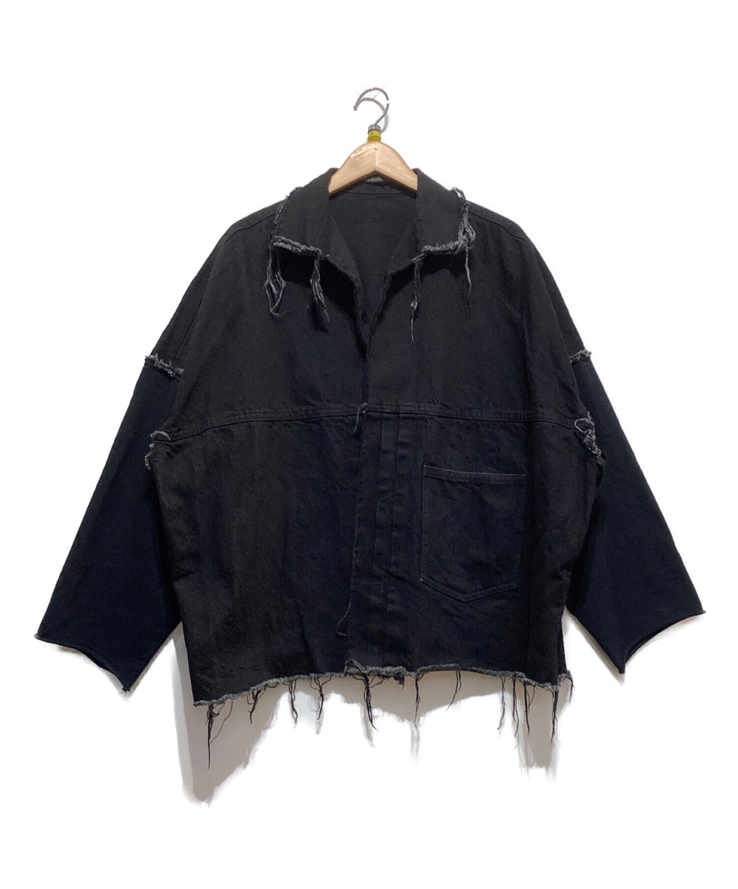 [Pre-owned] B yohji yamamoto+Noir Cut Denim Jacket nn-j65-025