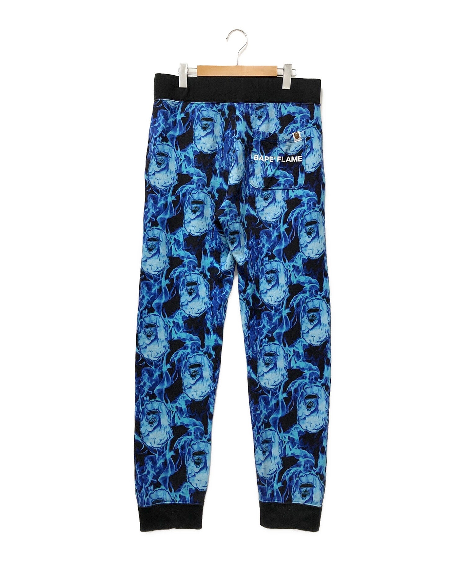 A BATHING APE Bape Flame Sweatpants 001PTG301013X