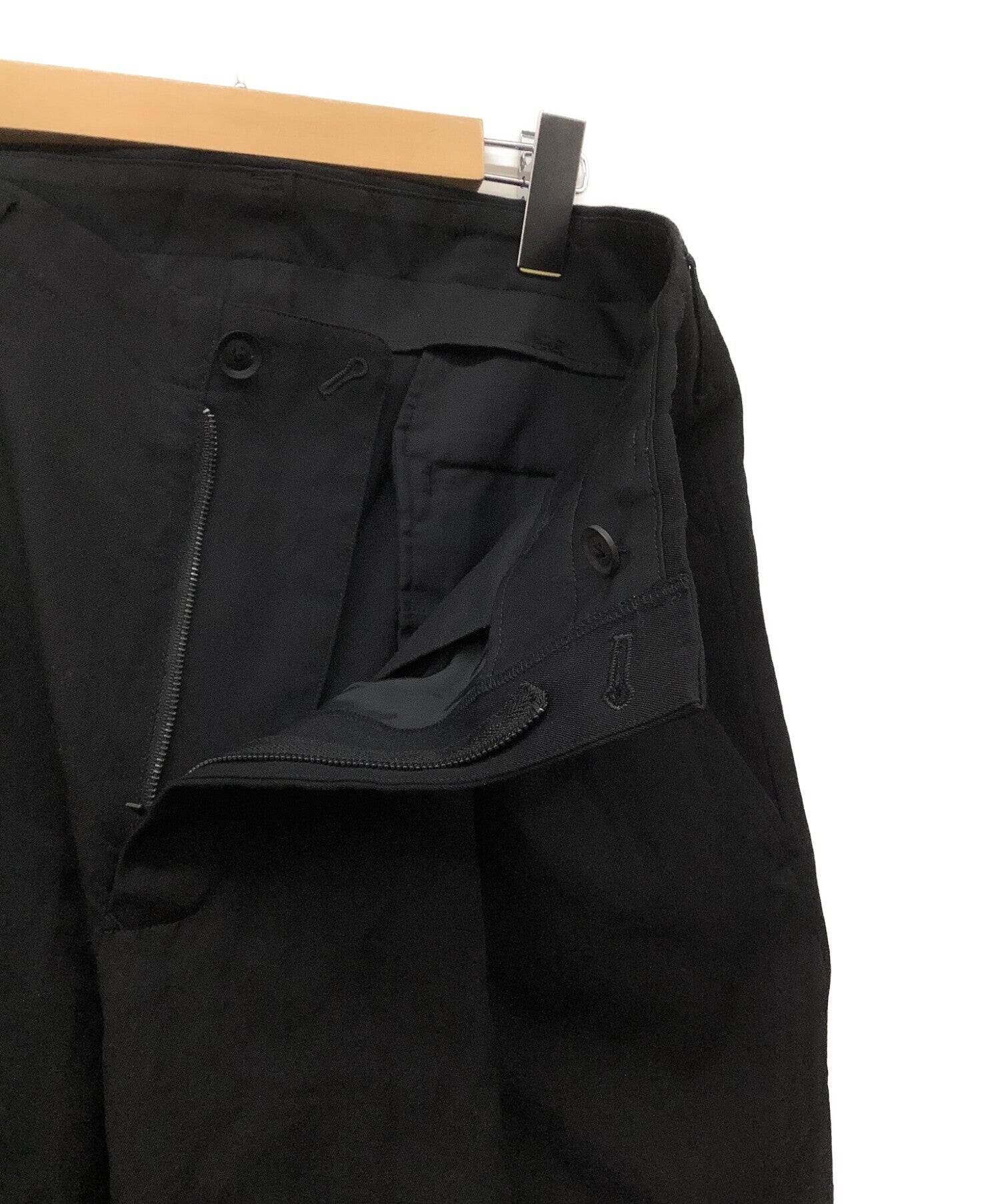 Pre-owned] Yohji Yamamoto POUR HOMME 19AW 2-tuck Normal Pants HC-P16- –  Archive Factory