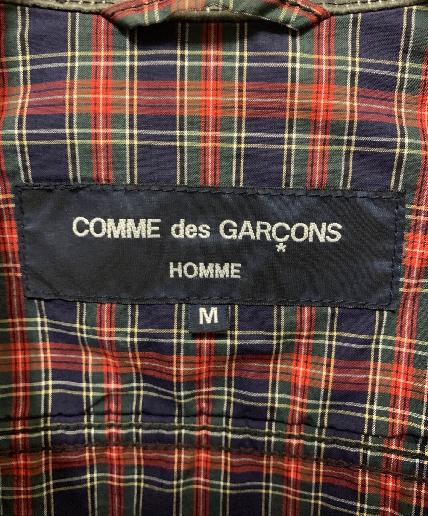 Comme des Garcons Homme Faux 가죽 자켓 HF-J018