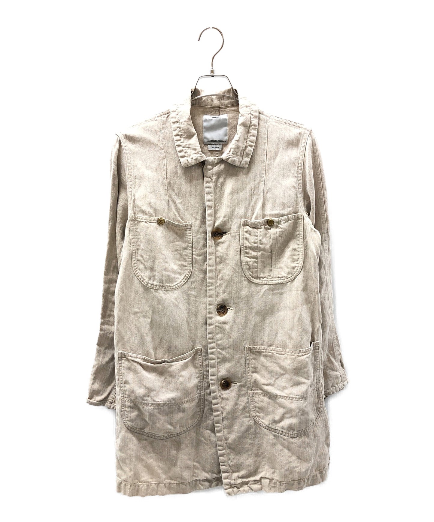 [Pre-owned] visvim linen coat 0414905013001