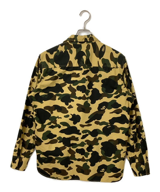 A BATHING APE 1ST CAMO OUTDOOR DETAIL POCKET RELAXED FIT SHIRT 001SHI801004M