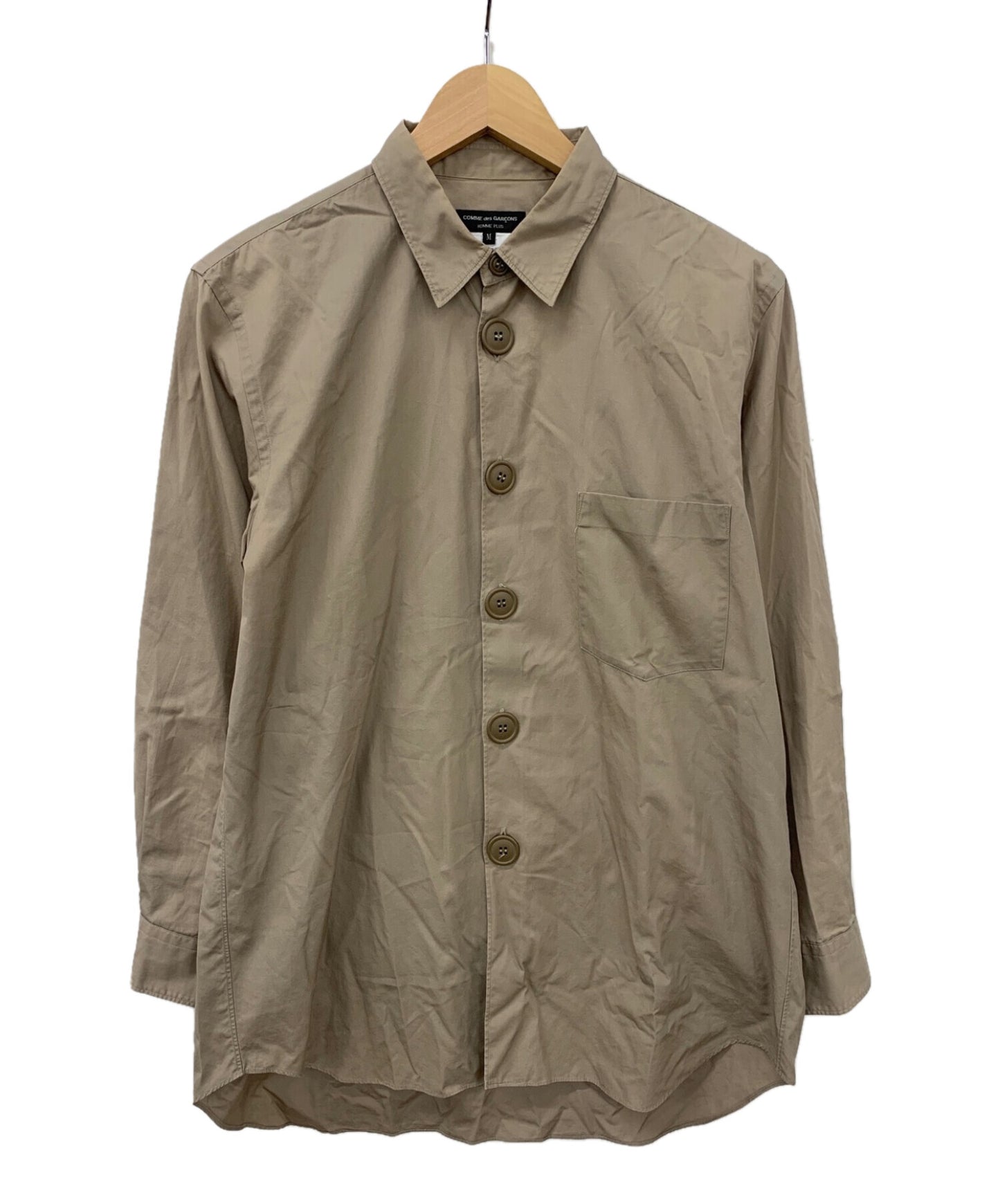 COMME des GARCONS HOMME PLUS big-button shirt PA-B022 | Archive