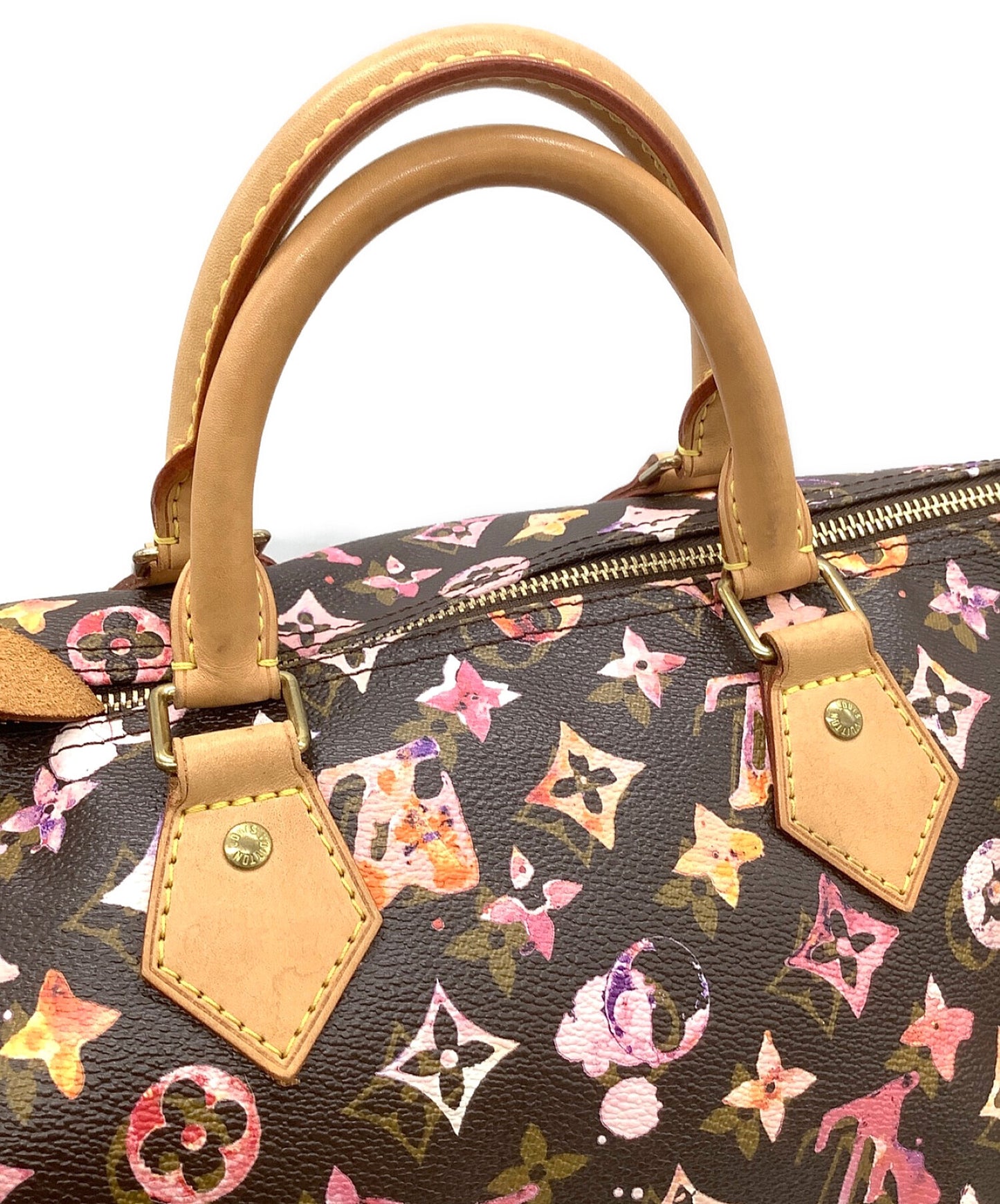 [Pre-owned] LOUIS VUITTON Monogram Water Color Speedy 35 Marron M95831