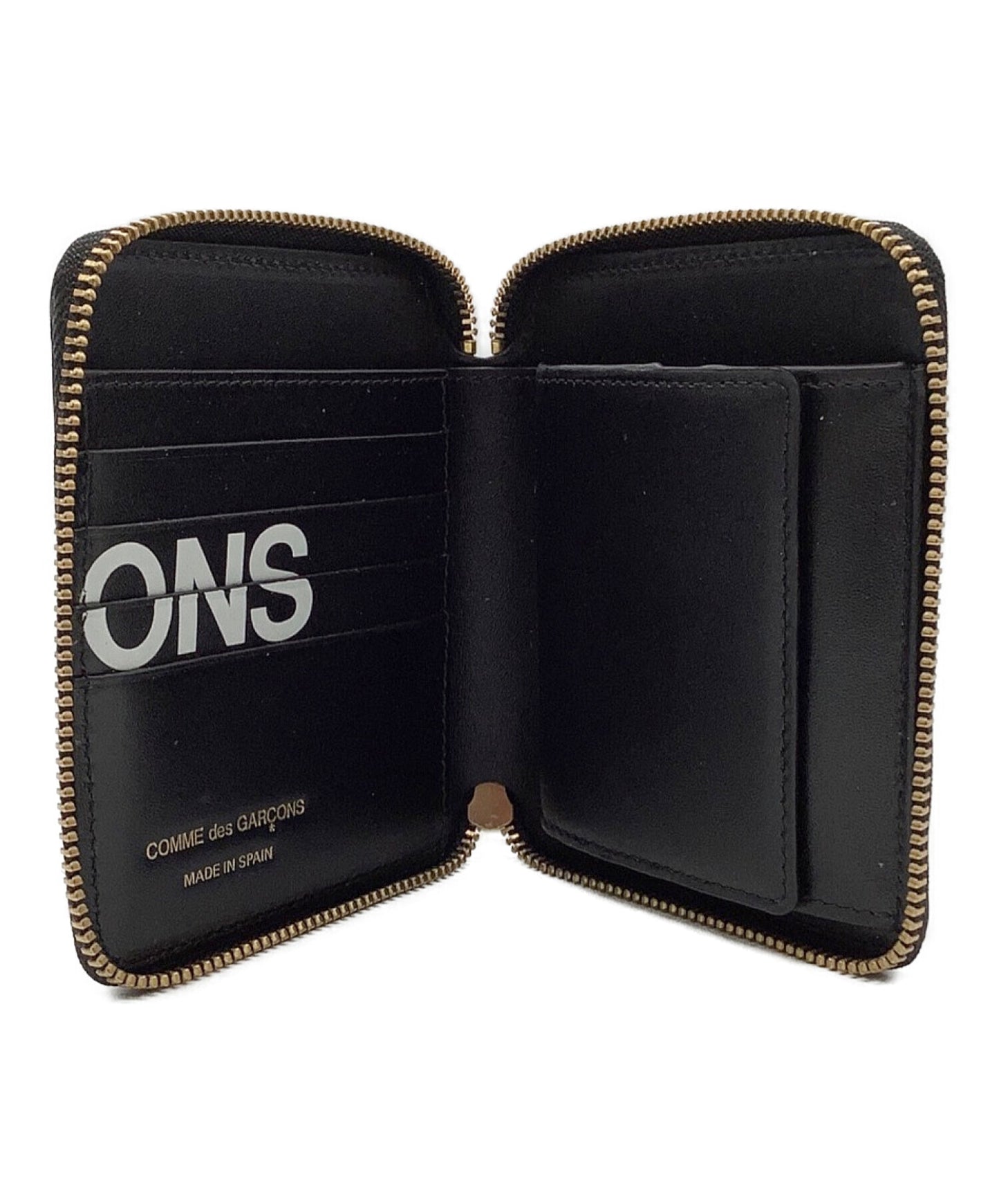 Comme des garcons bifold round zip wallet sa 2100hl