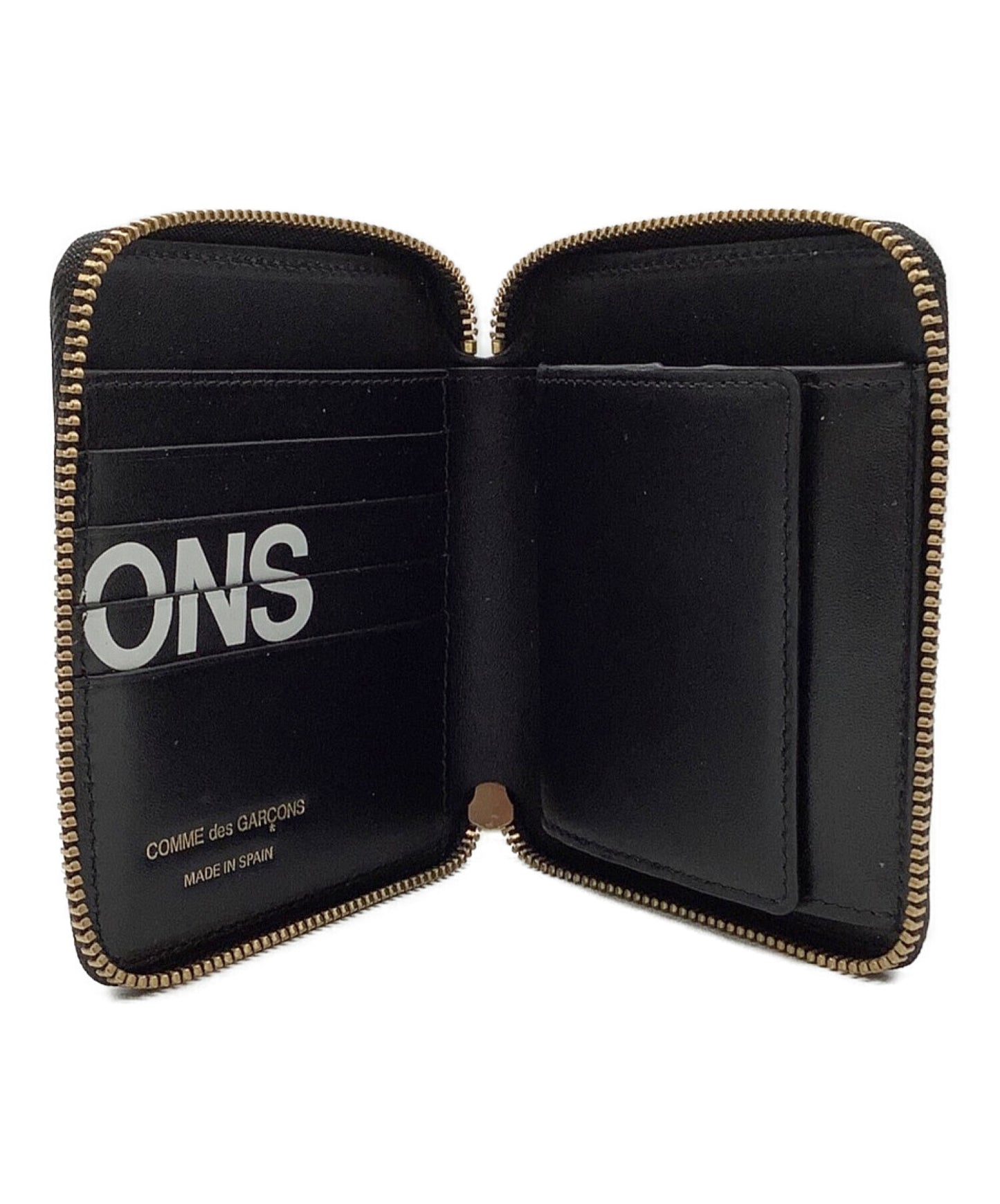[Pre-owned] COMME des GARCONS Bifold Round Zip Wallet SA 2100HL