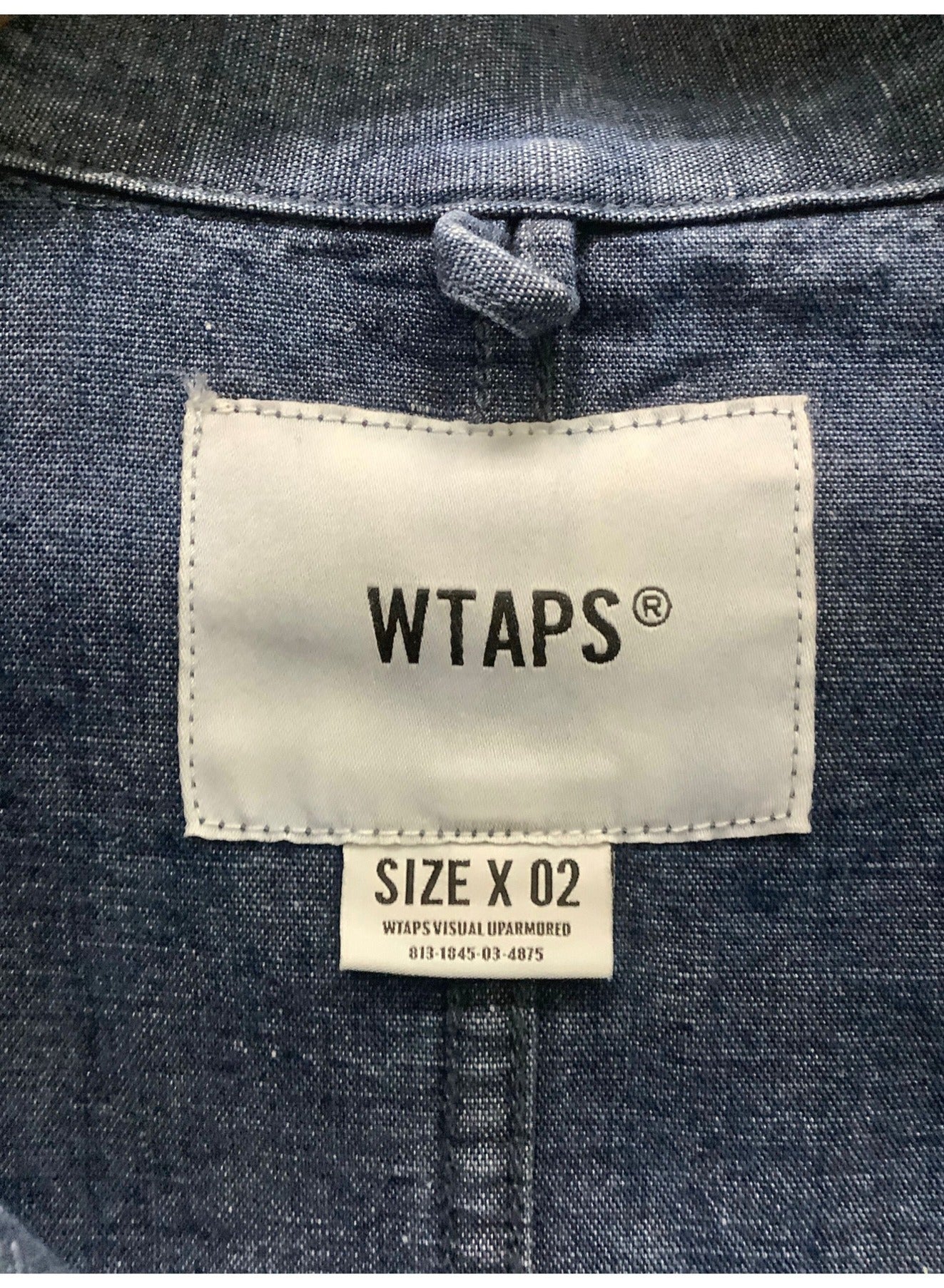 wtaps ทำงานเสื้อเชิ้ต LS 01