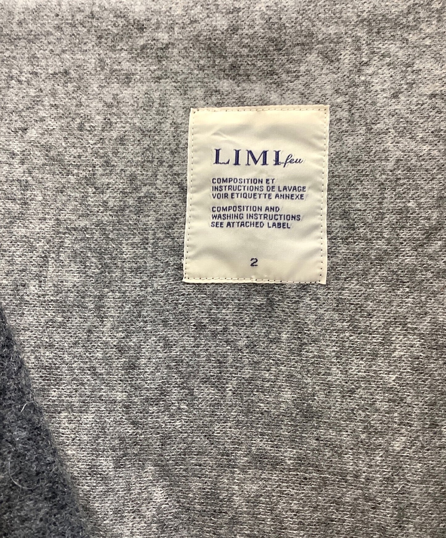 [Pre-owned] LIMI feu Modified knit coat LR-T43-141