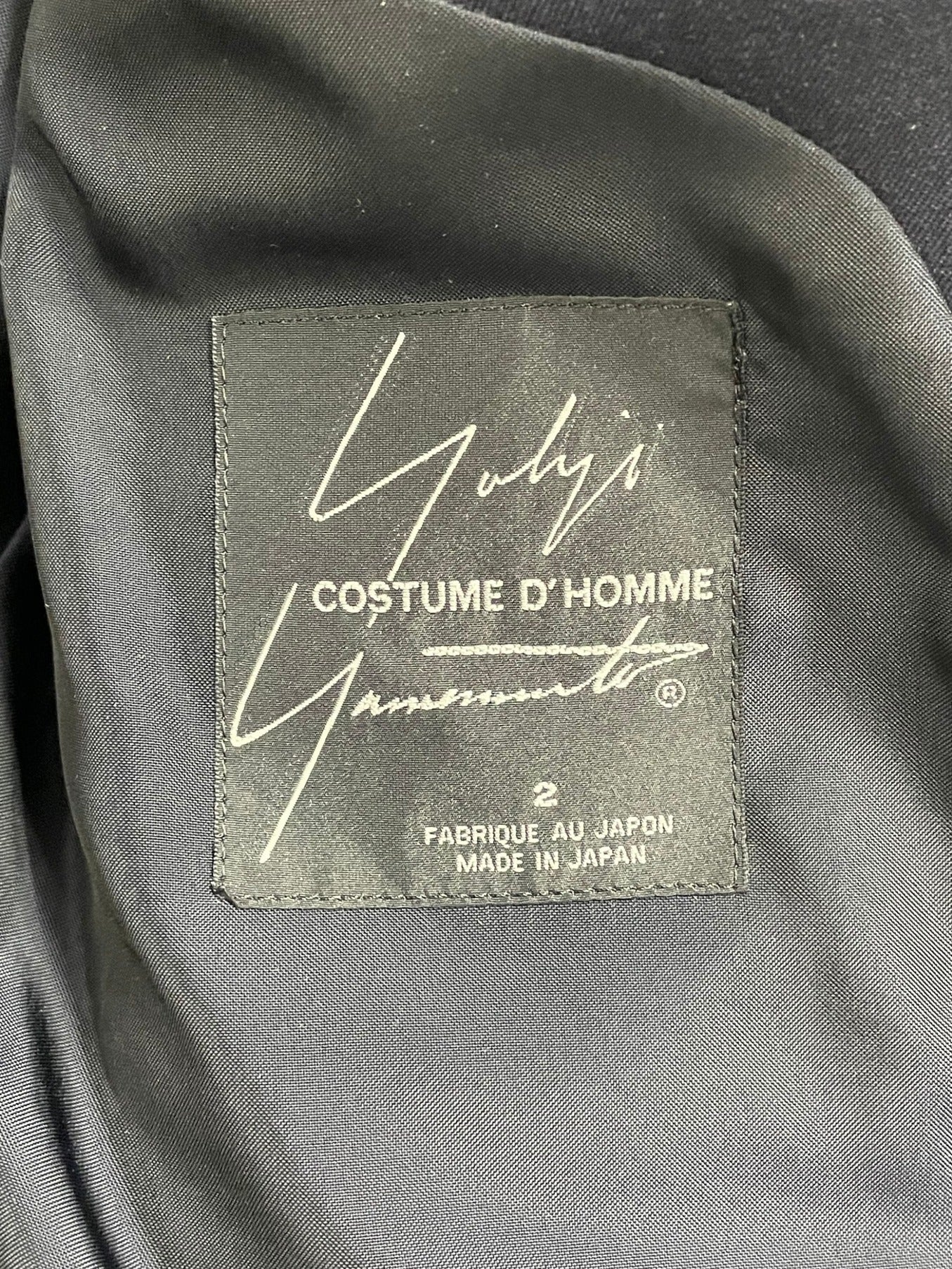 Yohji Yamamoto Pour Homme 2B夾克HD-J86-150