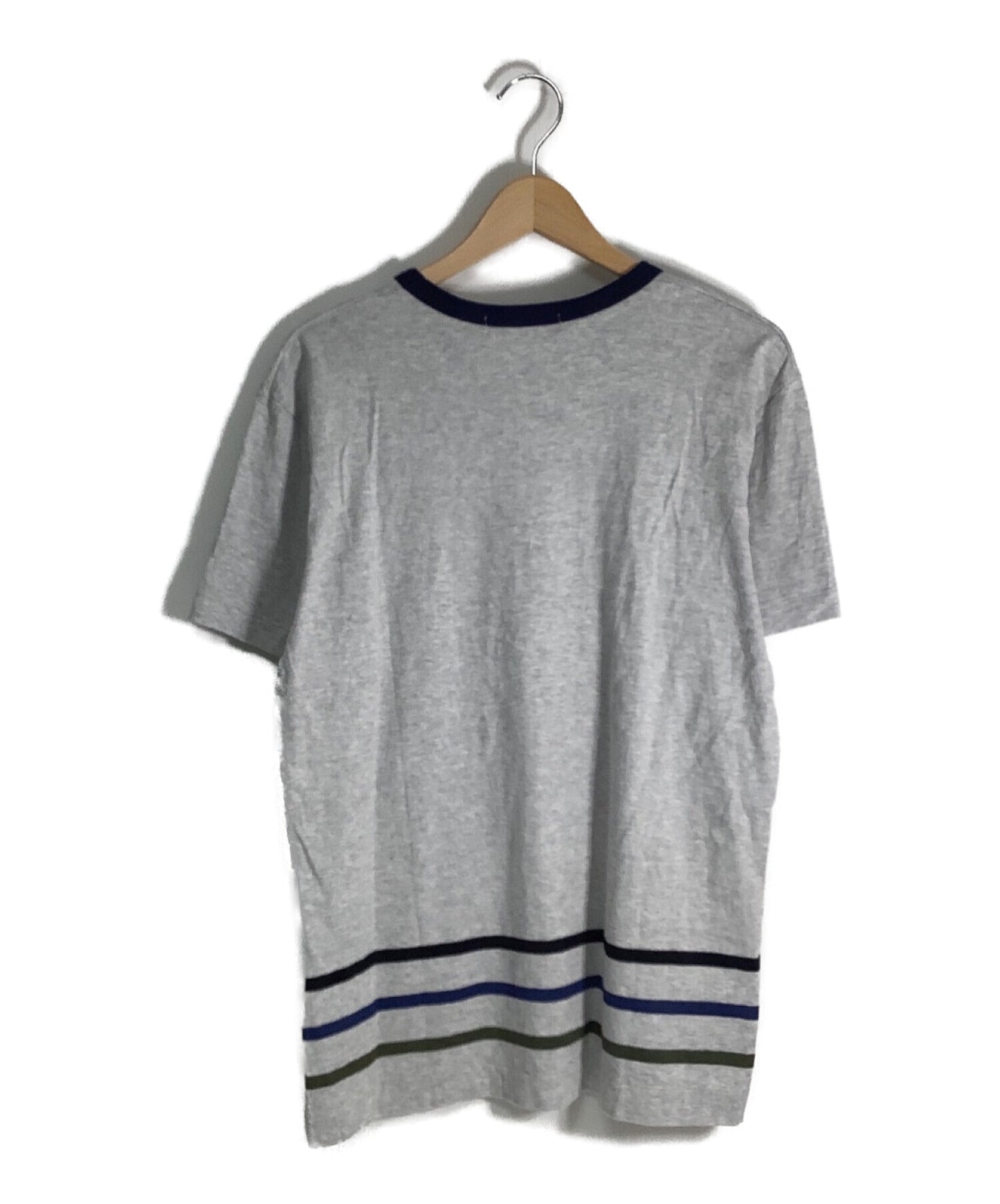 [Pre-owned] COMME des GARCONS HOMME DEUX Striped hem T-shirt DQ-T010