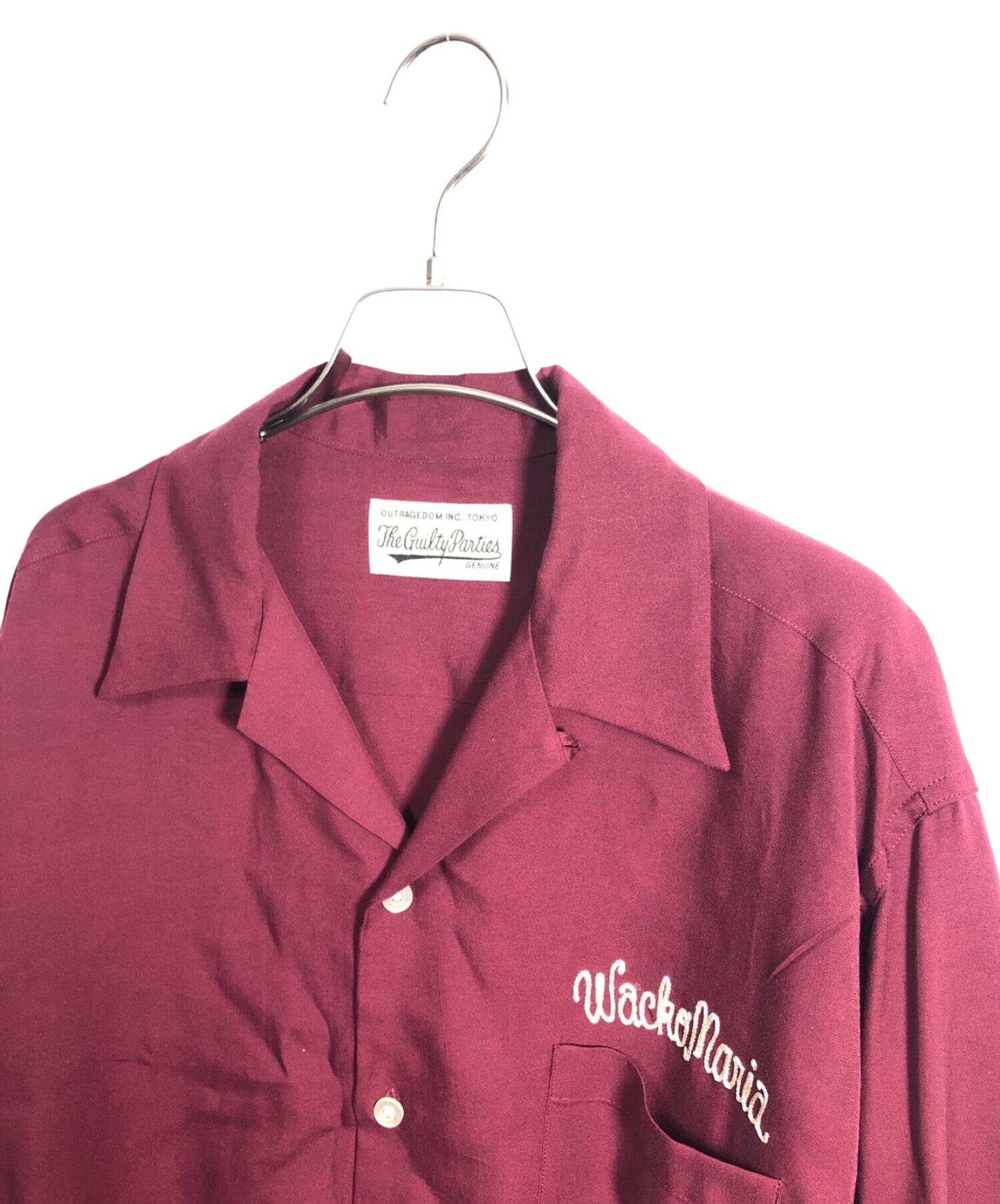 Wacko Maria 50的衬衫L/S 22FWE-WMS-OC02