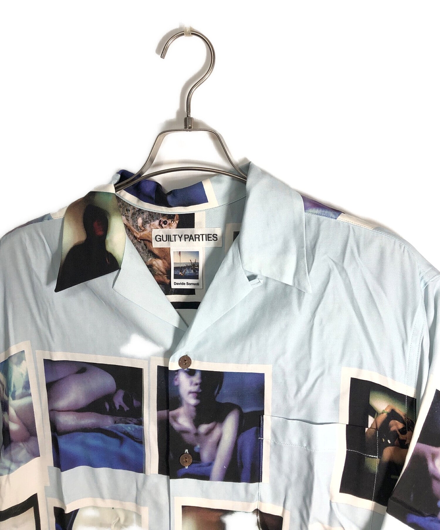 WACKO MARIA DAVIDE SORRENTI photo print rayon shirt 31-231-10-041369