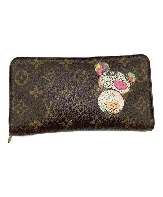 [Pre-owned] LOUIS VUITTON×Takashi Murakami Monogram Panda Portmone Zip/Long Wallet M61729