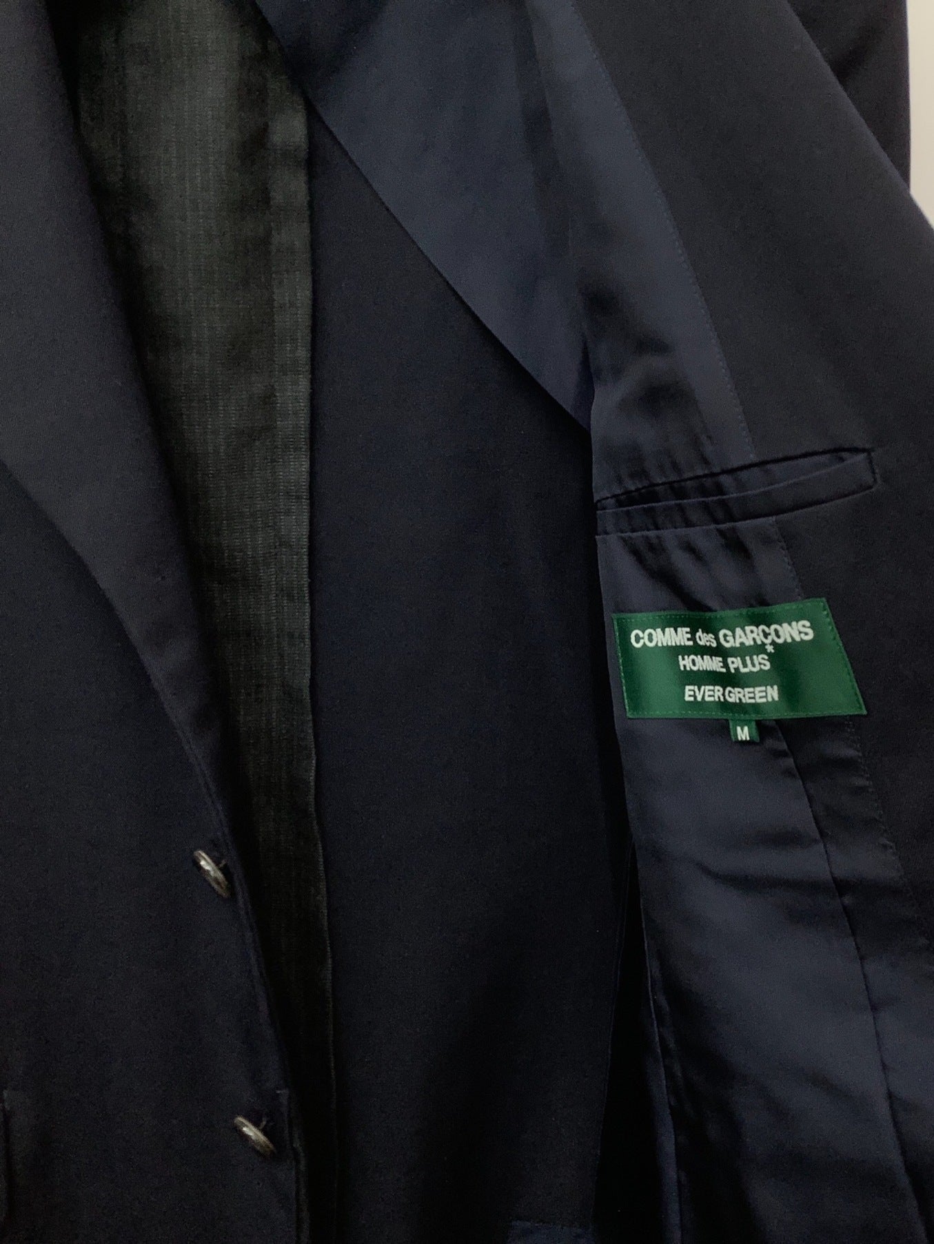 COMME des GARCONS HOMME PLUS EVER GREEN Docking tailored jacket