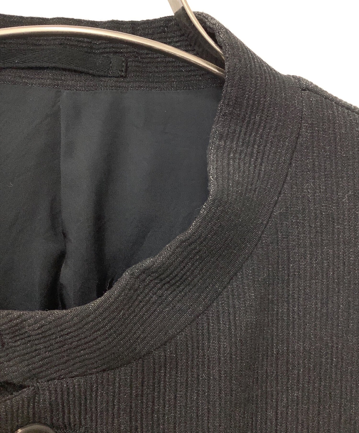 ISSEY MIYAKE band collar jacket 3 gray