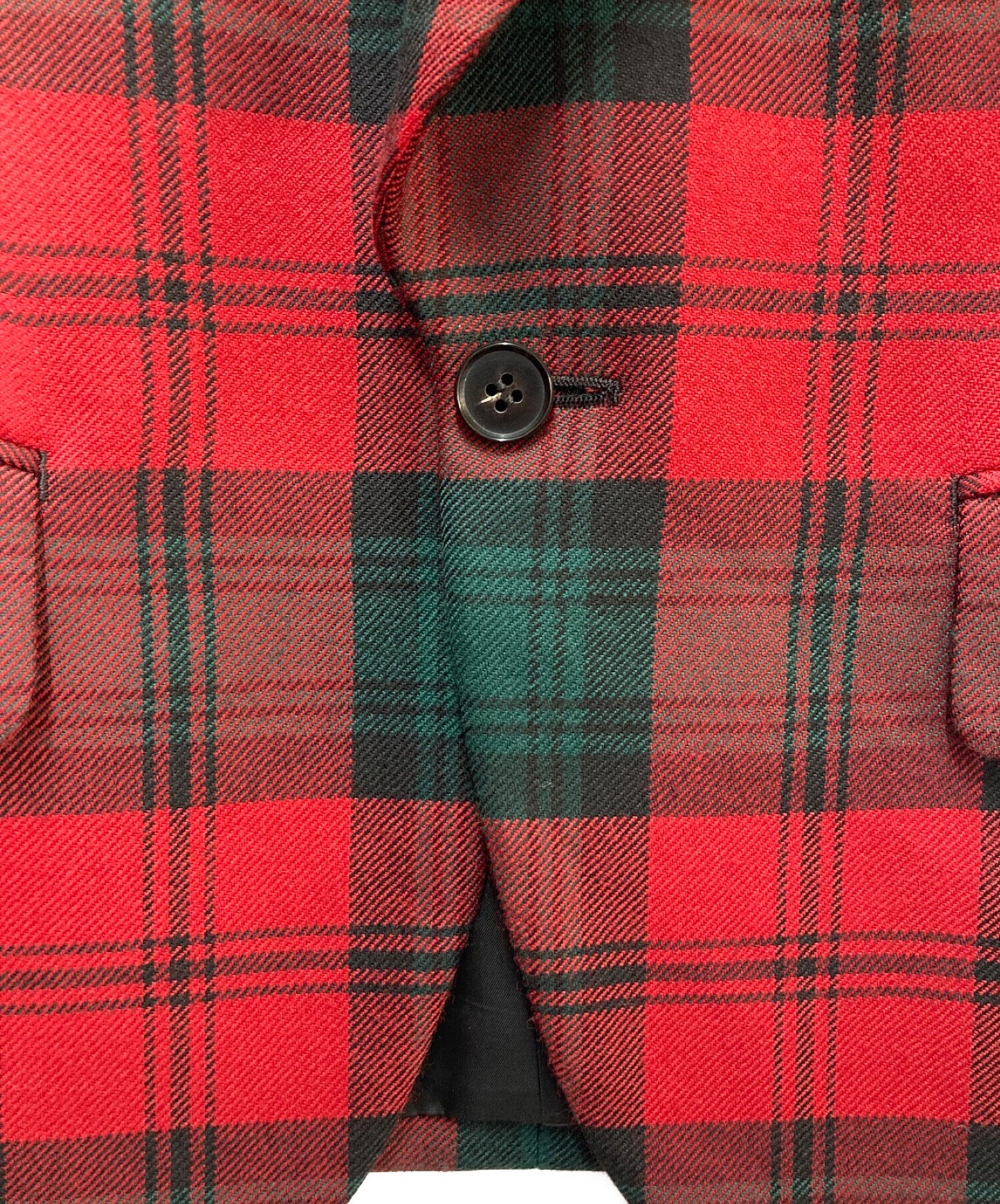 [Pre-owned] COMME des GARCONS HOMME PLUS Wool Check 1B Jacket PN-J056