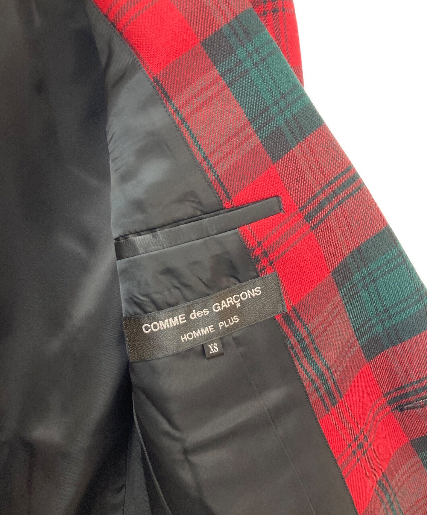 [Pre-owned] COMME des GARCONS HOMME PLUS Wool Check 1B Jacket PN-J056