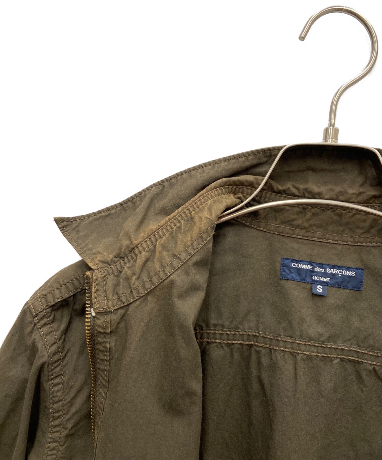 COMME des GARCONS HOMME zip shirt jacket HT-B006