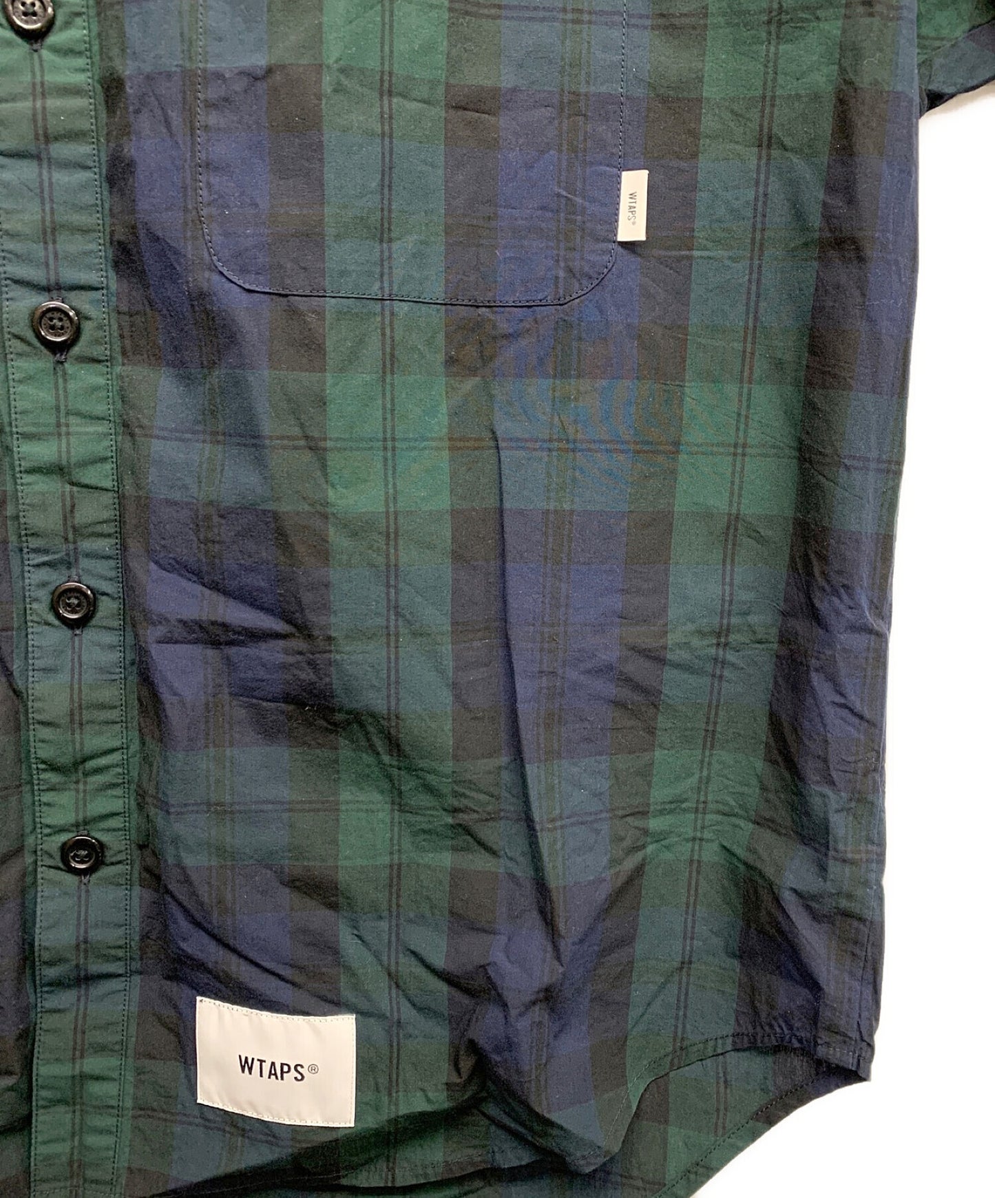 [Pre-owned] WTAPS checked shirt 221TQDT-SHM04