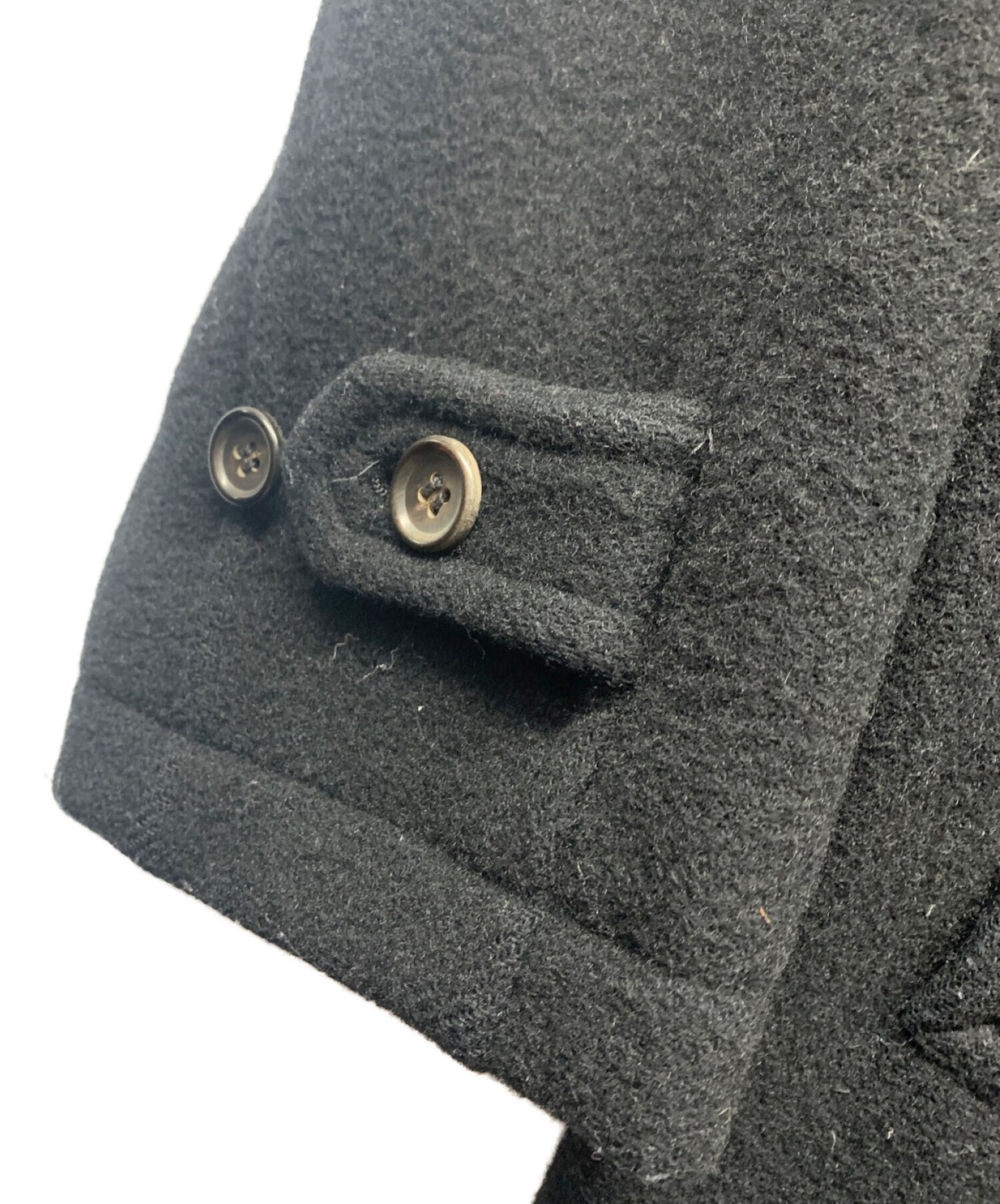 [Pre-owned] COMME des GARCONS HOMME Wool Stencil Collar Coat HC-07009M