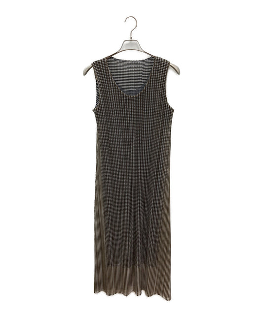 [Pre-owned] PLEATS PLEASE Sleeveless Pleated Dress PP14-JH166