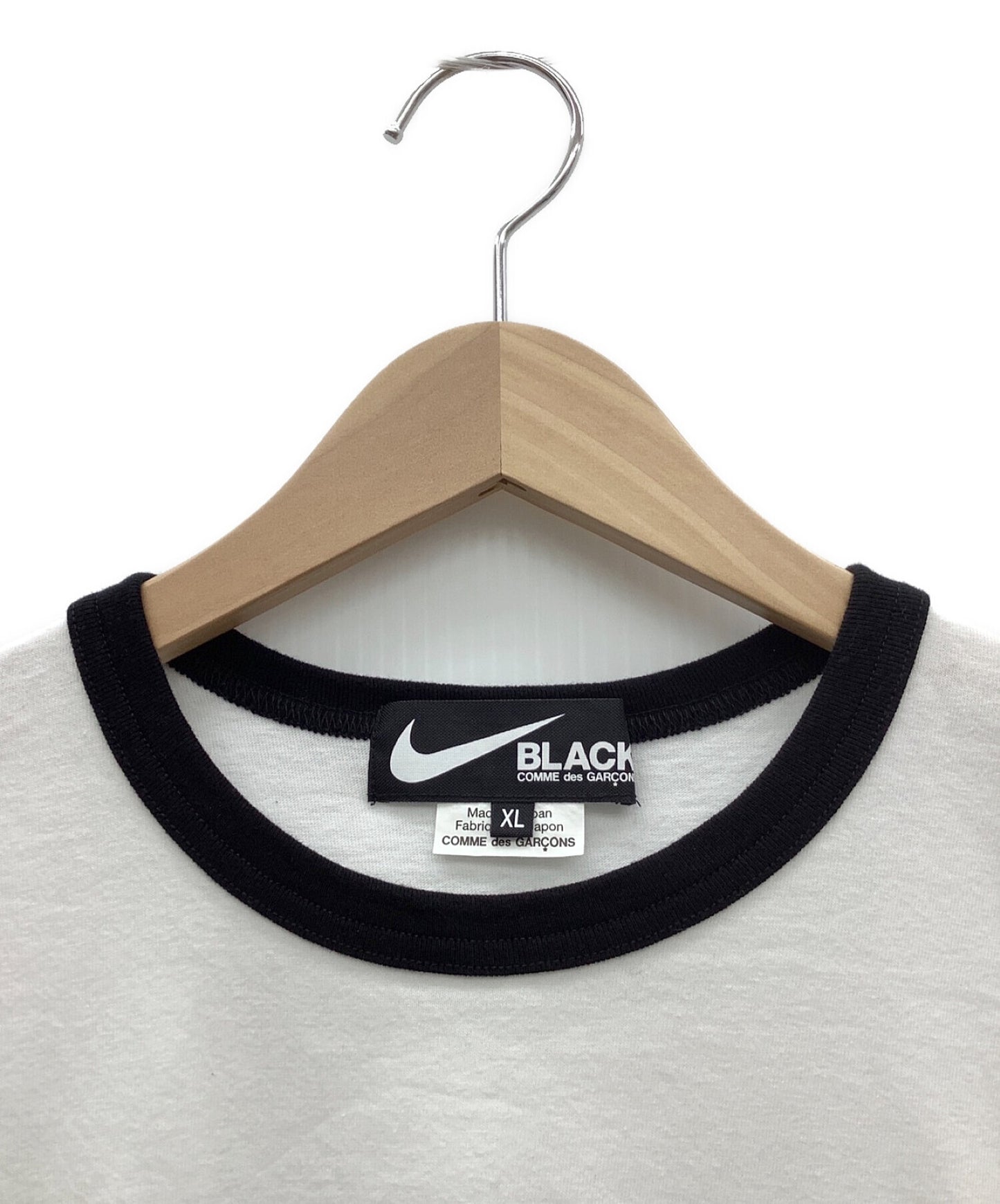 Black Comme des Garcons × Nike 인쇄 컷 및 SEW 1F-T104