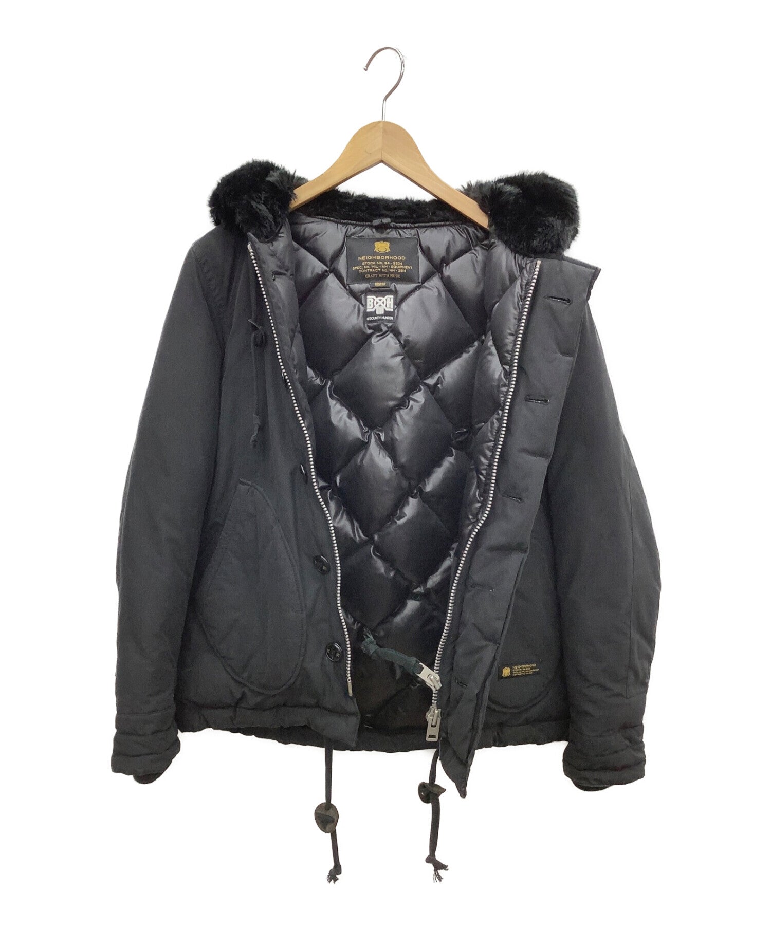 [Pre-owned] NEIGHBORHOOD×BOUNTY HUNTER B-9 Military Down Jacket  BH.B-9/NC-JKT