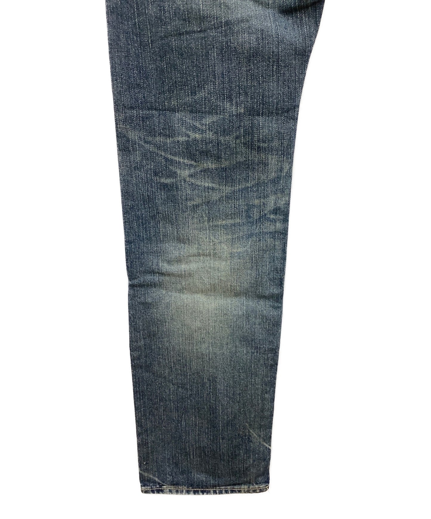 [Pre-owned] Hysteric Glamour LSR Processed Denim Studded Pants 0234AP10