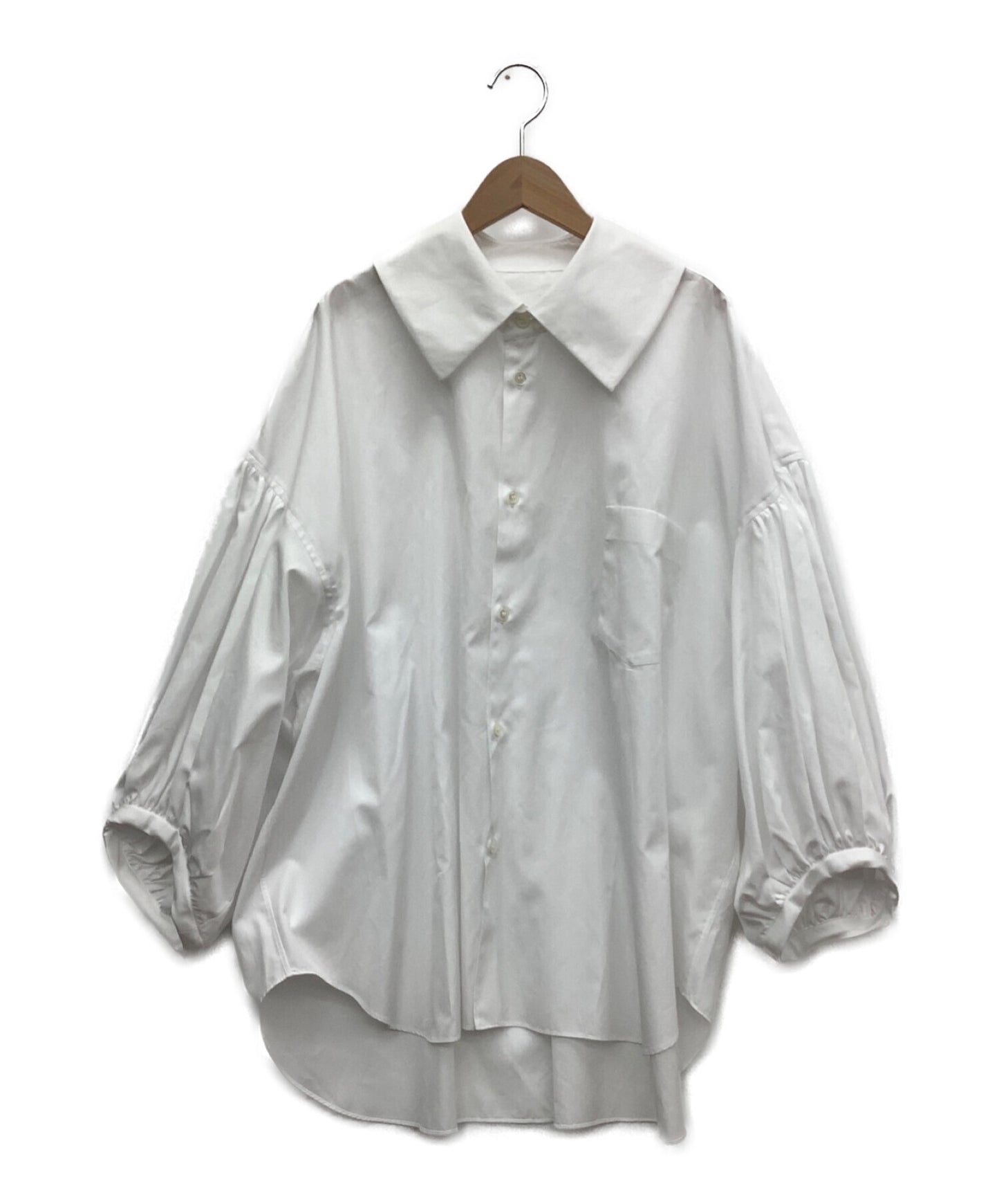 [Pre-owned] COMME des GARCONS GIRL Big collar volume shirt NG-B003