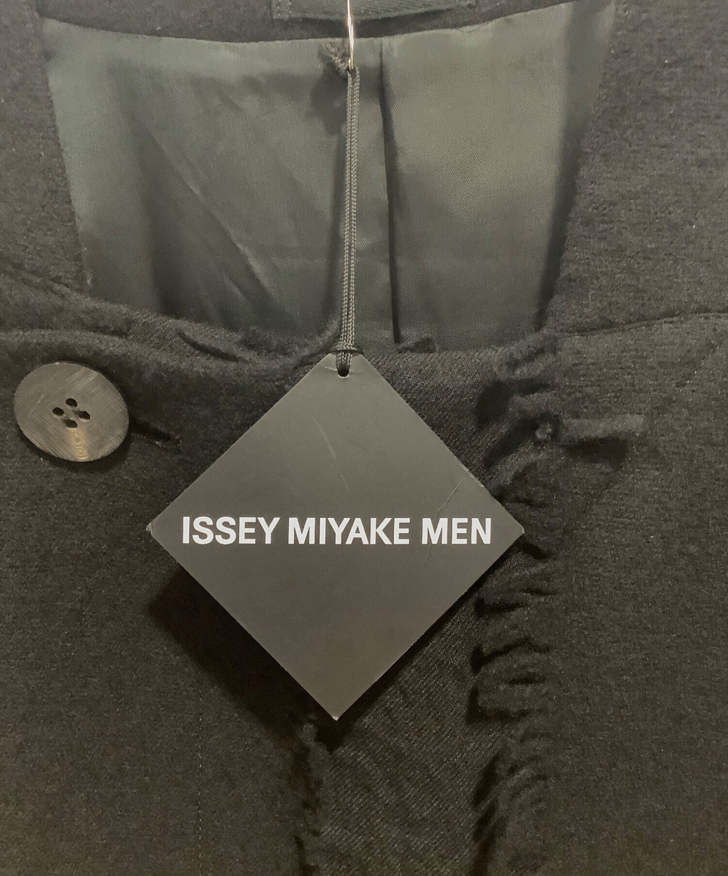 Issey Miyake男子19AW大型剪影边缘长外套ME93FA148