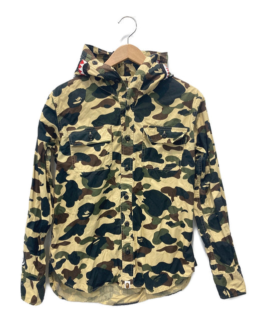 A BATHING APE Camouflage Hooded Jacket 001SHE301015X