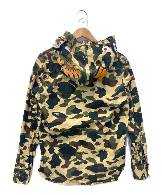 A BATHING APE Camouflage Hooded Jacket 001SHE301015X
