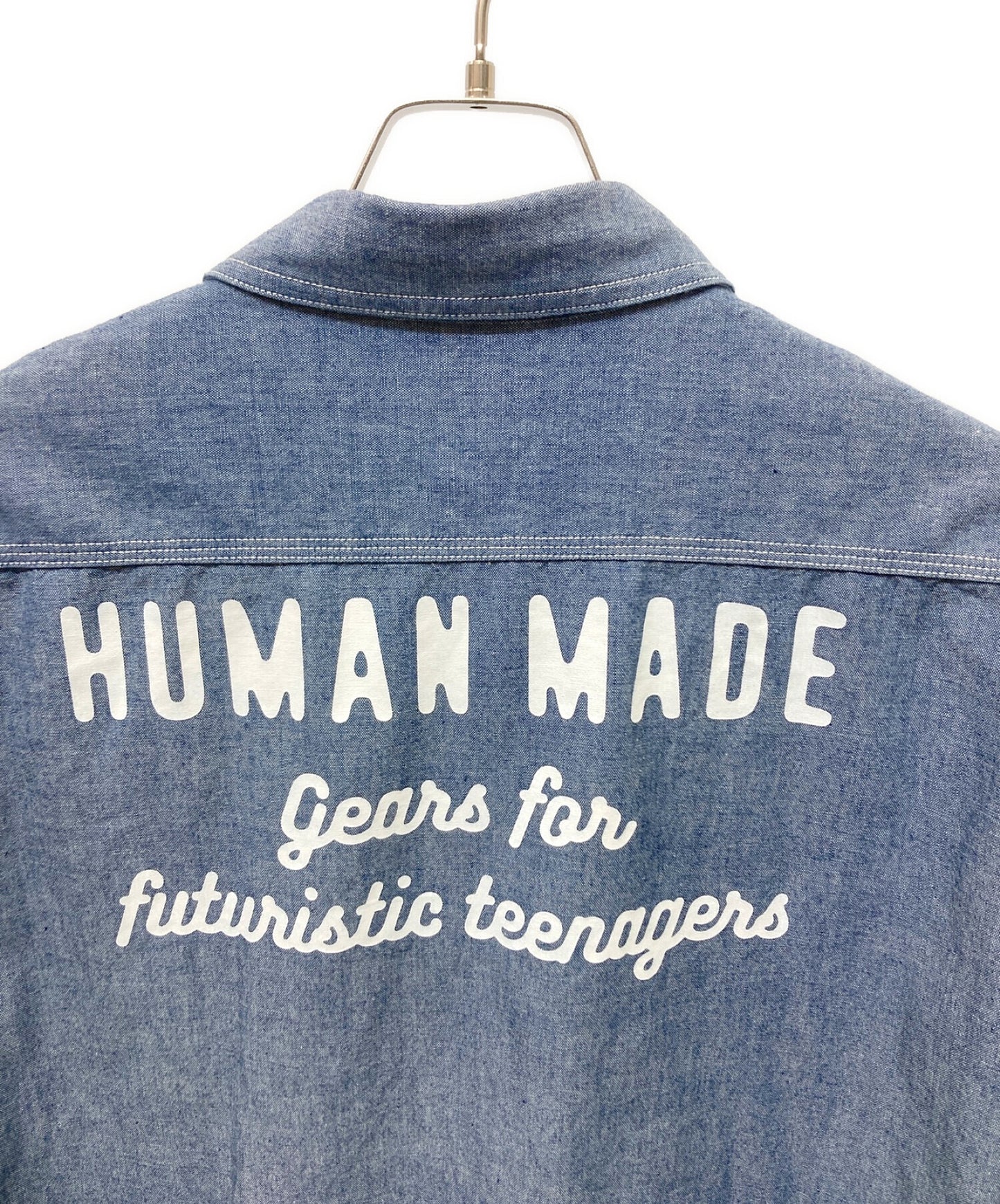 [Pre-owned] HUMAN MADE Chambray L/S Shirt HM25SH002
