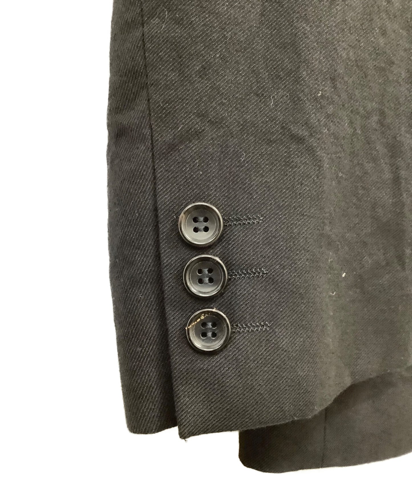 COMME DES GARCONS HOMME棉羊毛湧產品飾面2B夾克HD-J021