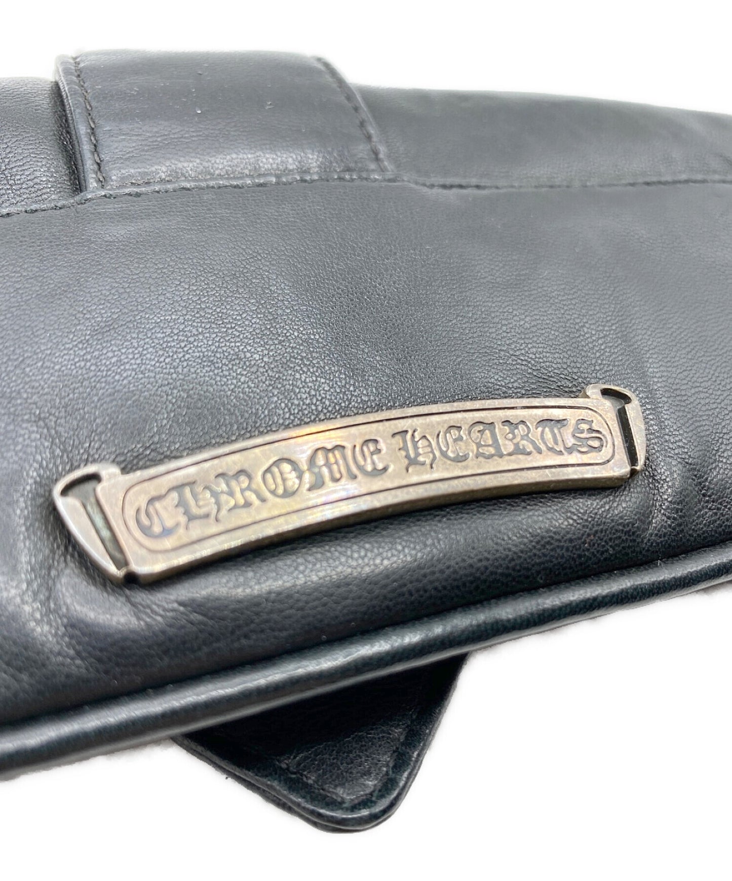 [Pre-owned] CHROME HEARTS Wallet Hevin Nubuck