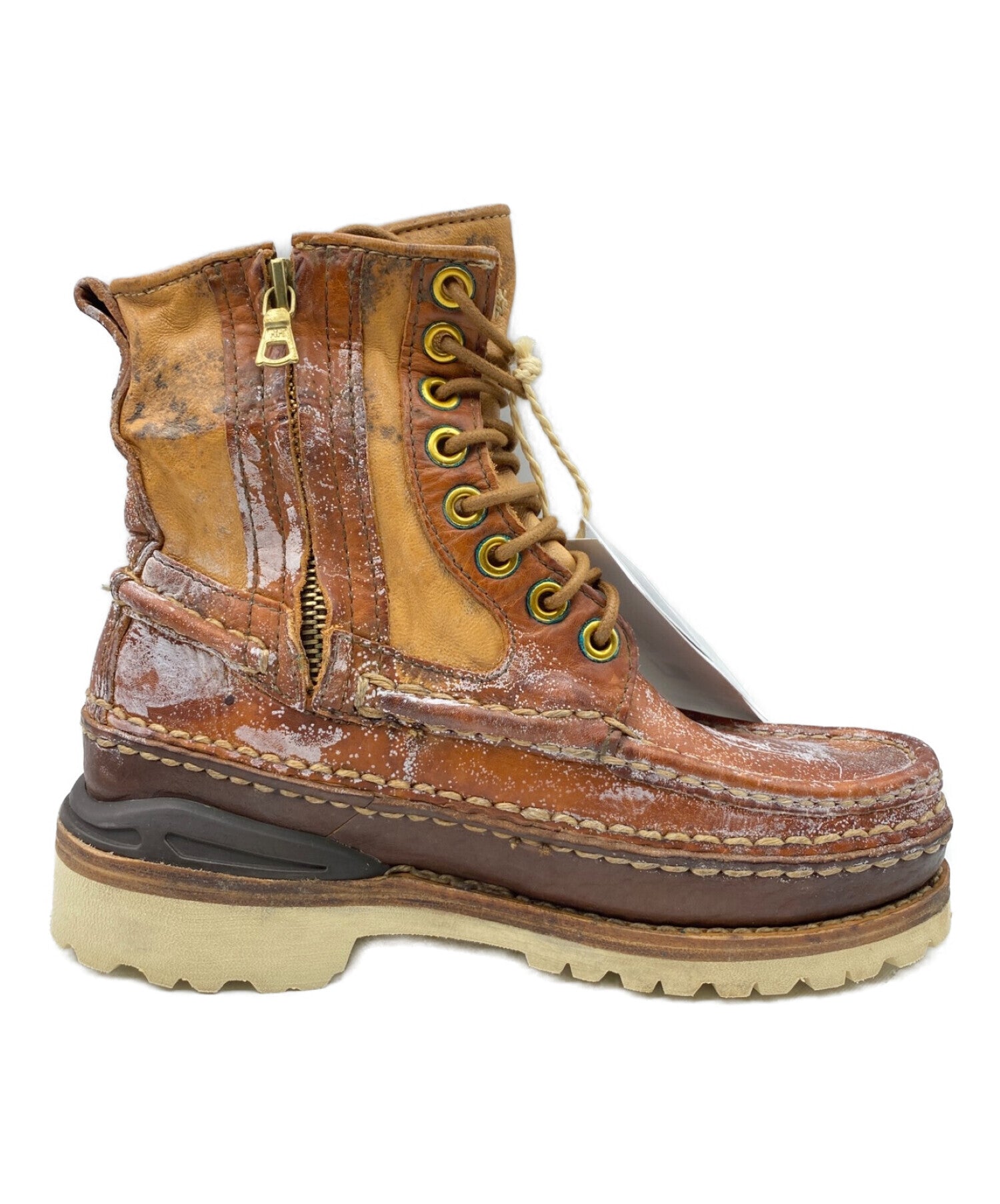 [Pre-owned] visvim Mud-dyed ICT GRIZZLY BOOTS 0221902002001