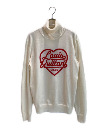 LOUIS VUITTON 1A9GR4 Japan limited intarsia heart turtleneck sweater