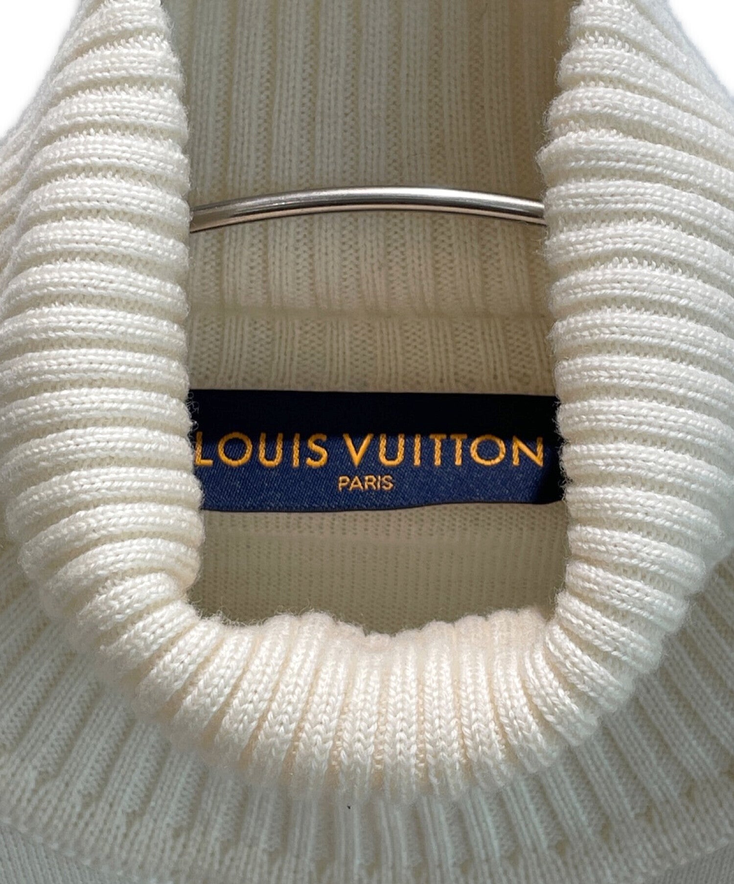 LOUIS VUITTON×NIGO Intarsia Heart Turtleneck Knit Sweater