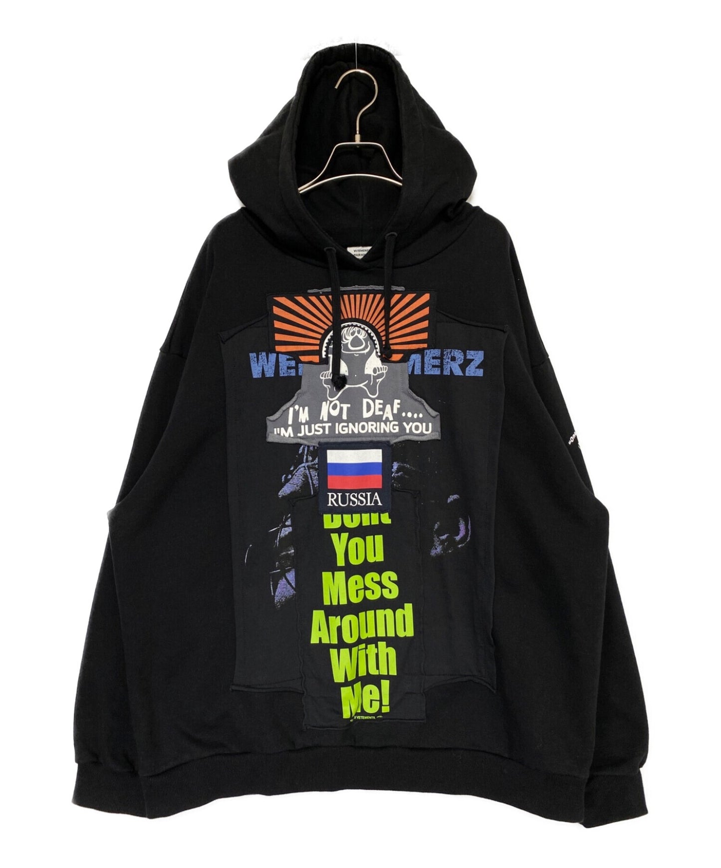 Pre-owned] VETEMENTS Patch Print Hoodie MAH19TR208 | Archive Factory