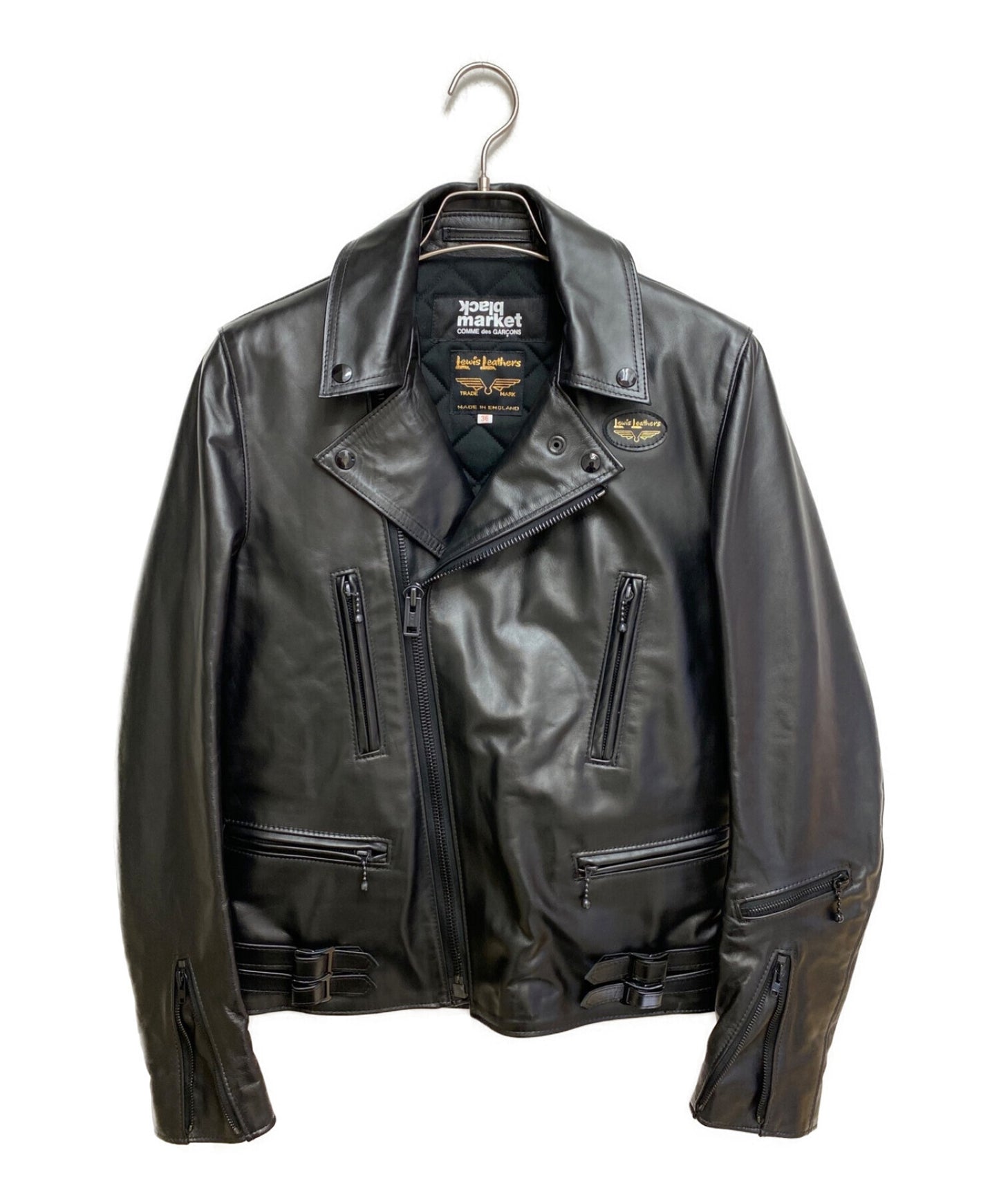 [Pre-owned] COMME des GARCONS BLACKMARKET Leather Riders Jacket OD-J001/AD2019