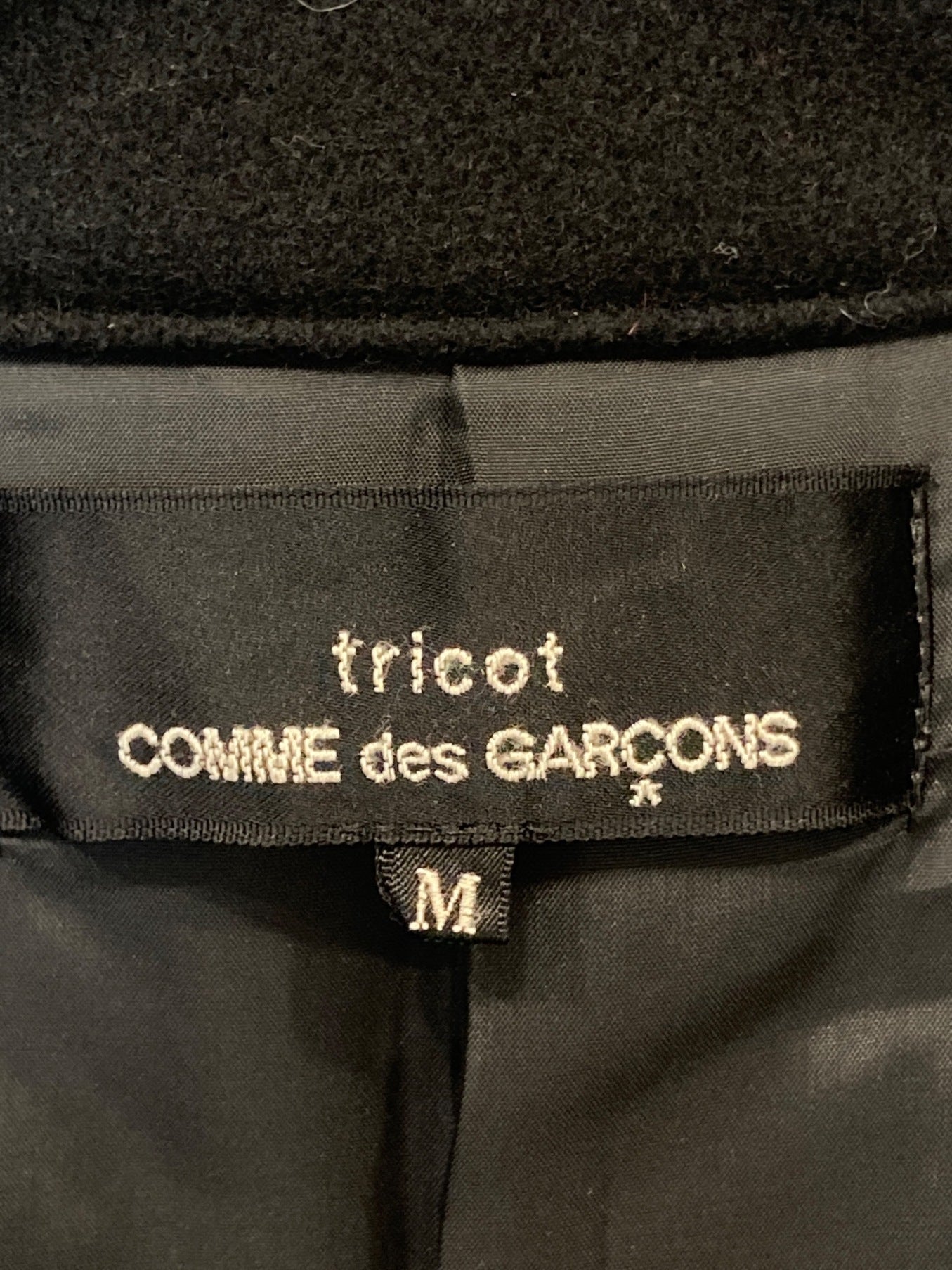 tricot COMME des GARCONS Double wool coat TD-C013