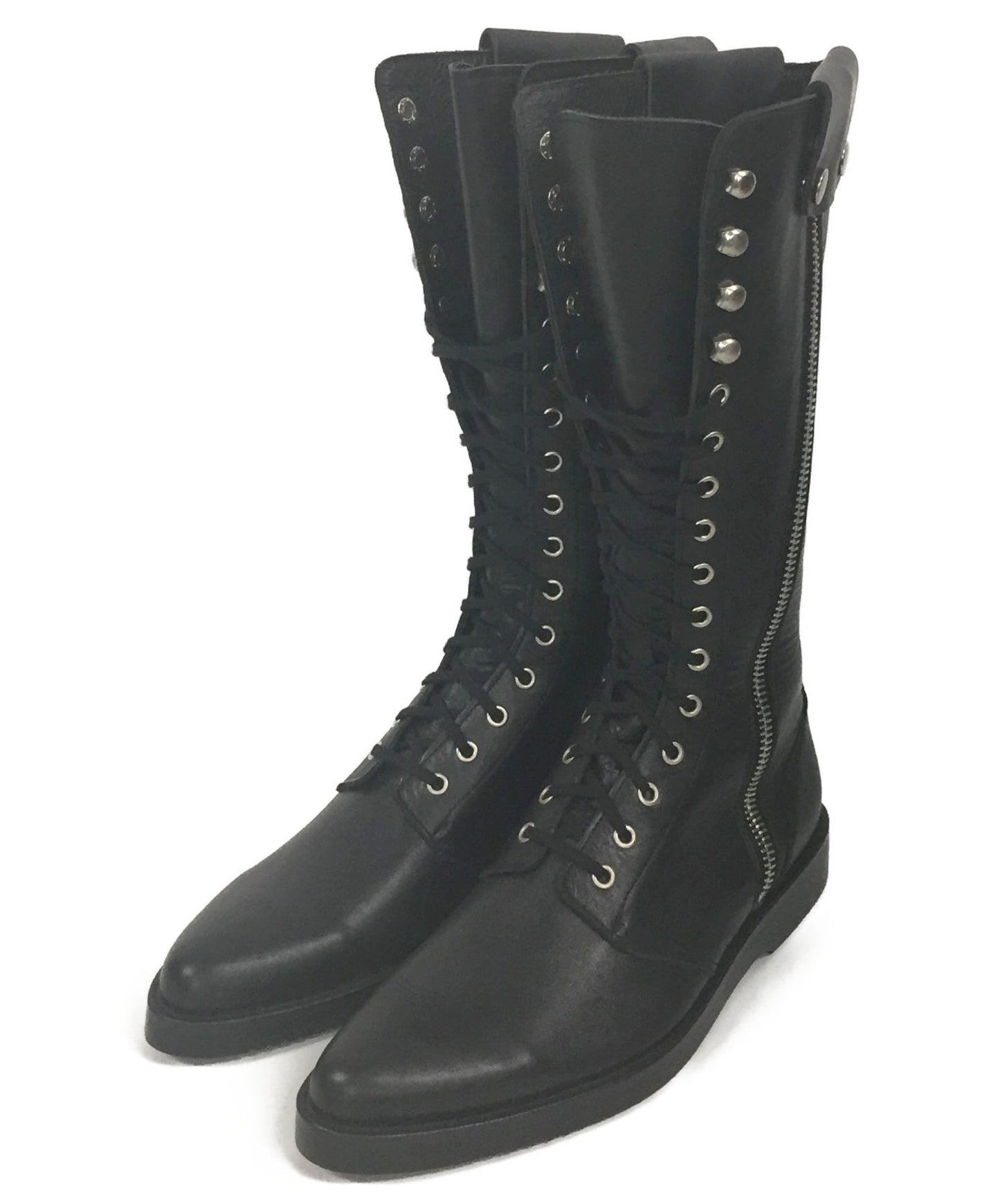 Yohji Yamamoto side-zip zip boots / boots lace-up fj-e08-721