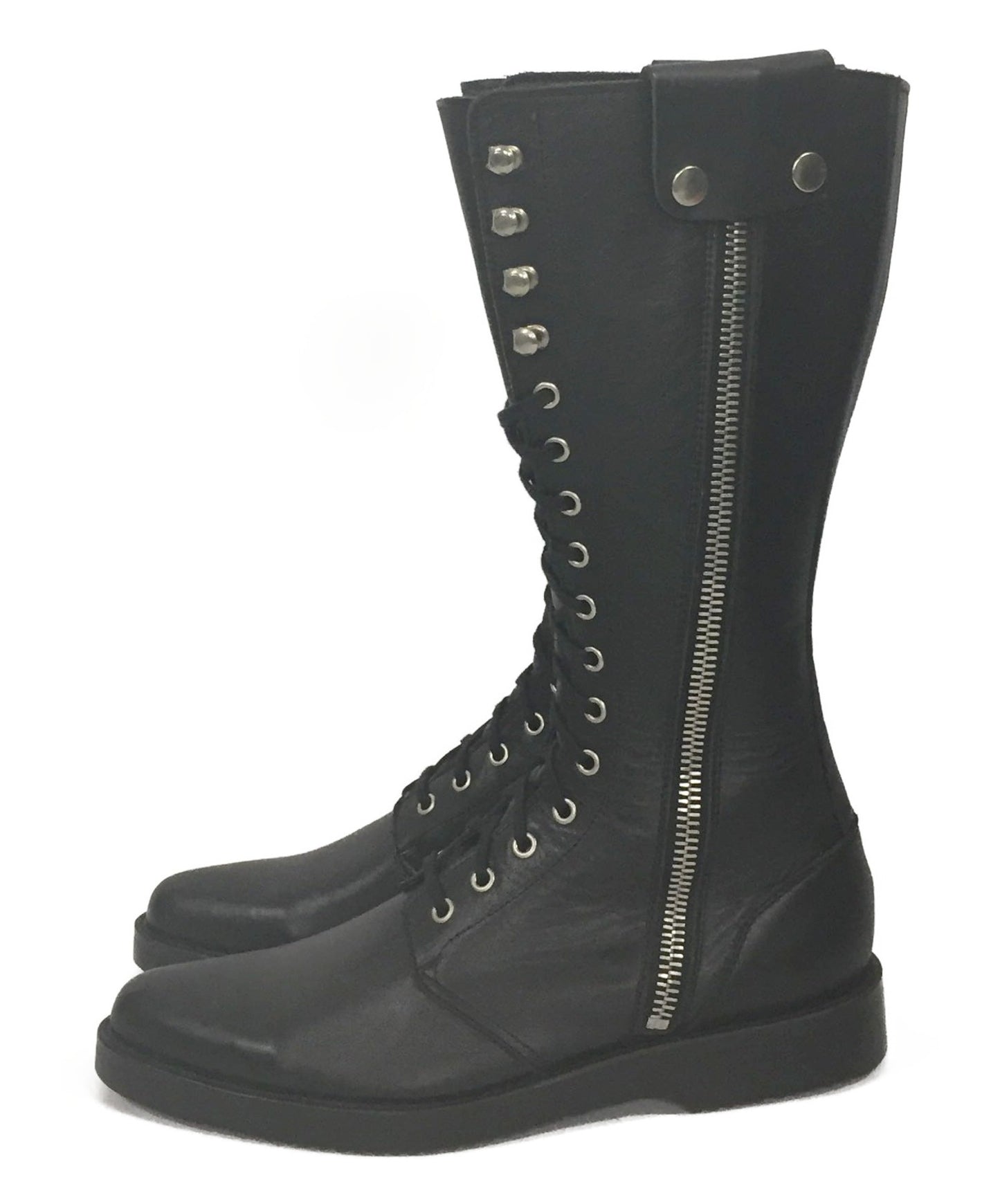 Yohji Yamamoto side-zip zip boots / boots lace-up fj-e08-721