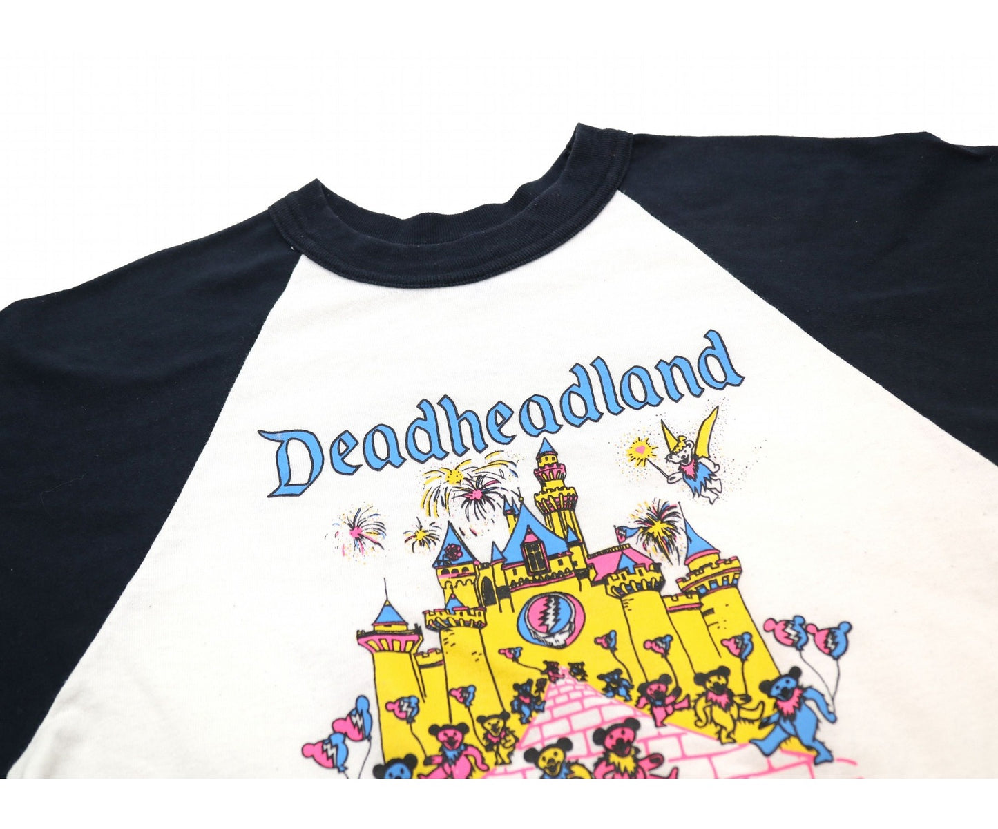 [เสื้อผ้าวินเทจ] Grateful Dead Band Long Sleeve Cut & Sew