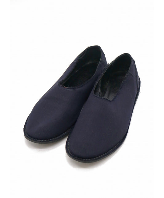 Yohji Yamamoto Cutoff Kung Fu Slip-on Shoes fu-e14-100