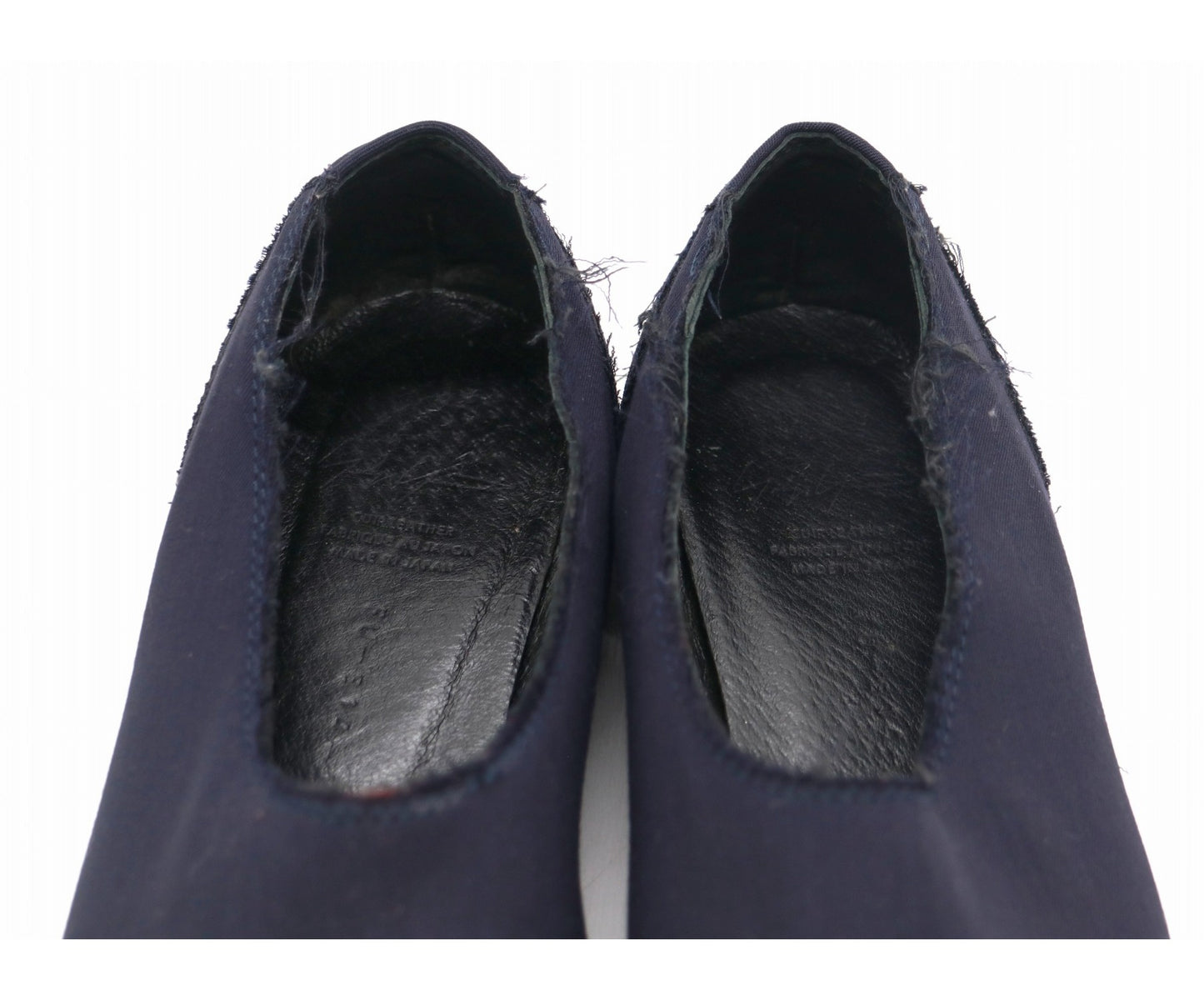 [Pre-owned] YOHJI YAMAMOTO Cutoff kung fu slip-on shoes FU-E14-100