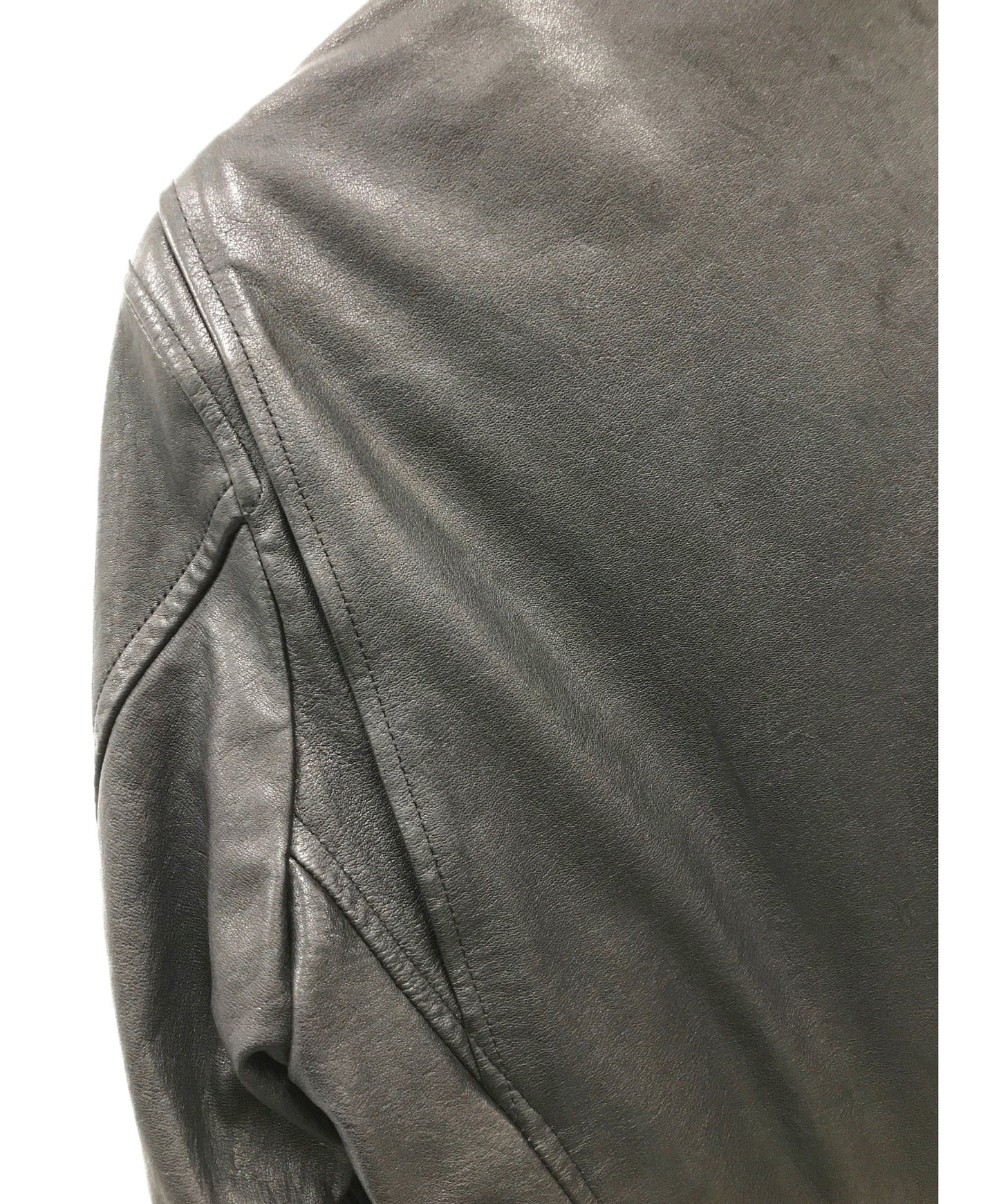 Yohji Yamamoto Pour Homme Horse Leather Boa Rider Jacket HC-Y01-703
