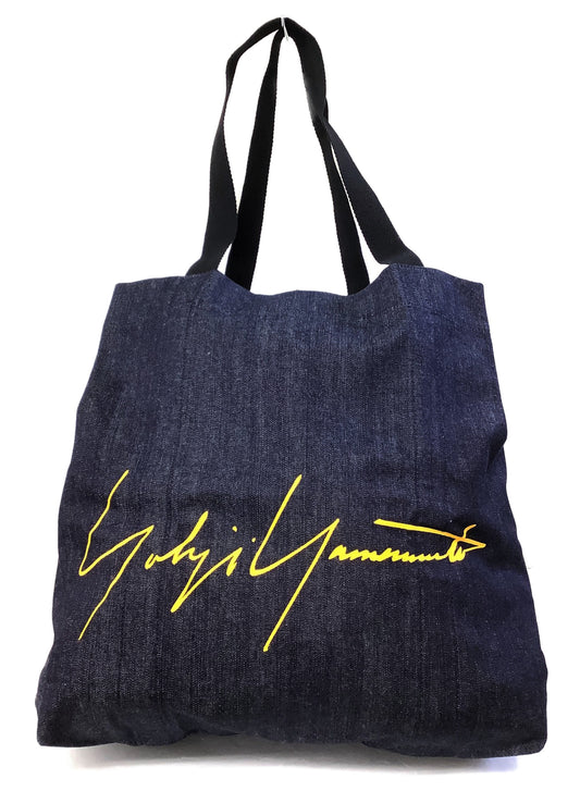 Yohji Yamamoto徽标手提袋