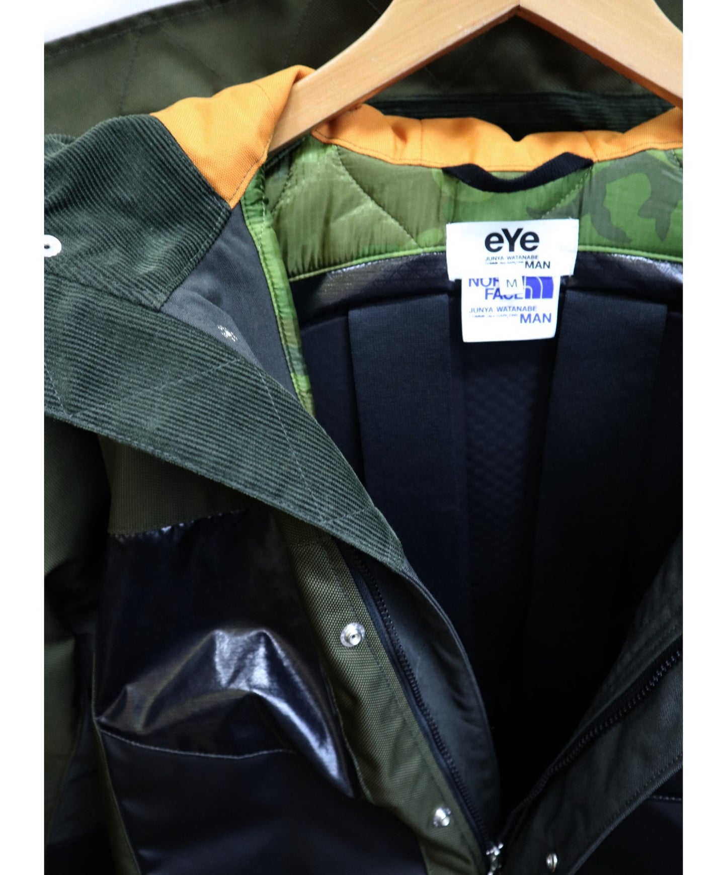 눈 Comme Des Garcons Junya Watanabe Man Bag 맞춤형 재킷 WF-J926-100-1-3