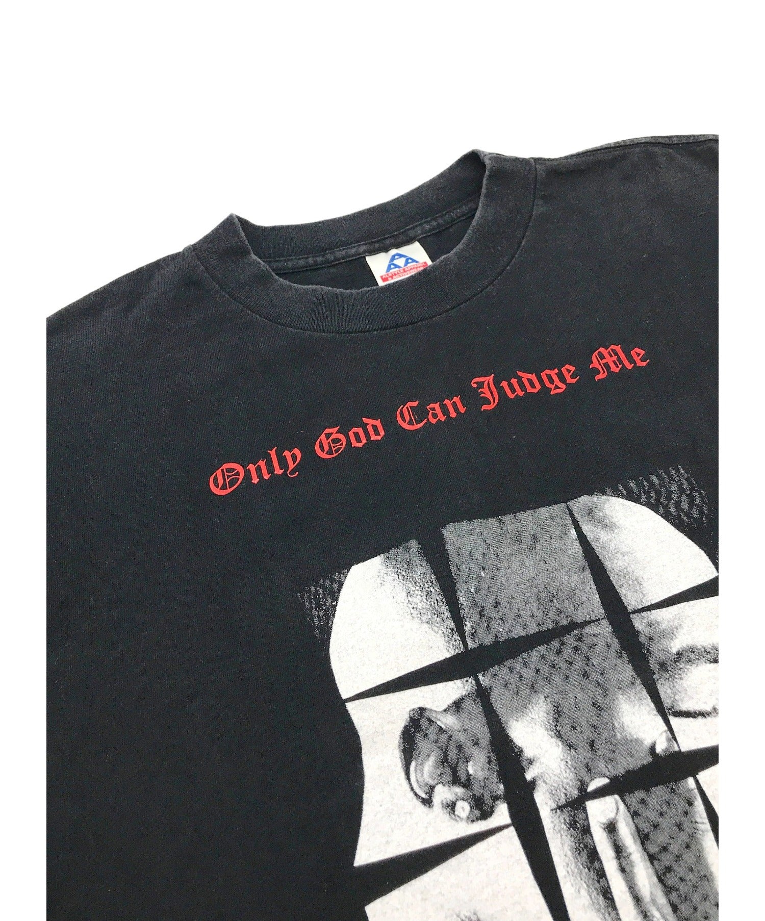 VINTAGE 2PAC TUPAC ONLY GOD CAN JUDGE ME RAP TEE SHIRT SIZE 3XL BOOTLE –  Vintage rare usa